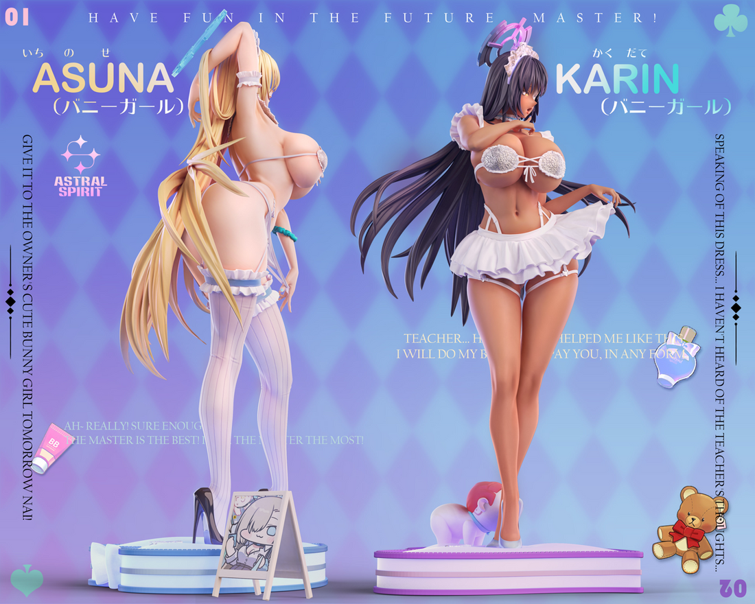 Blue Archive AstralSpirit Studio Asuna x Karin Resin Statue