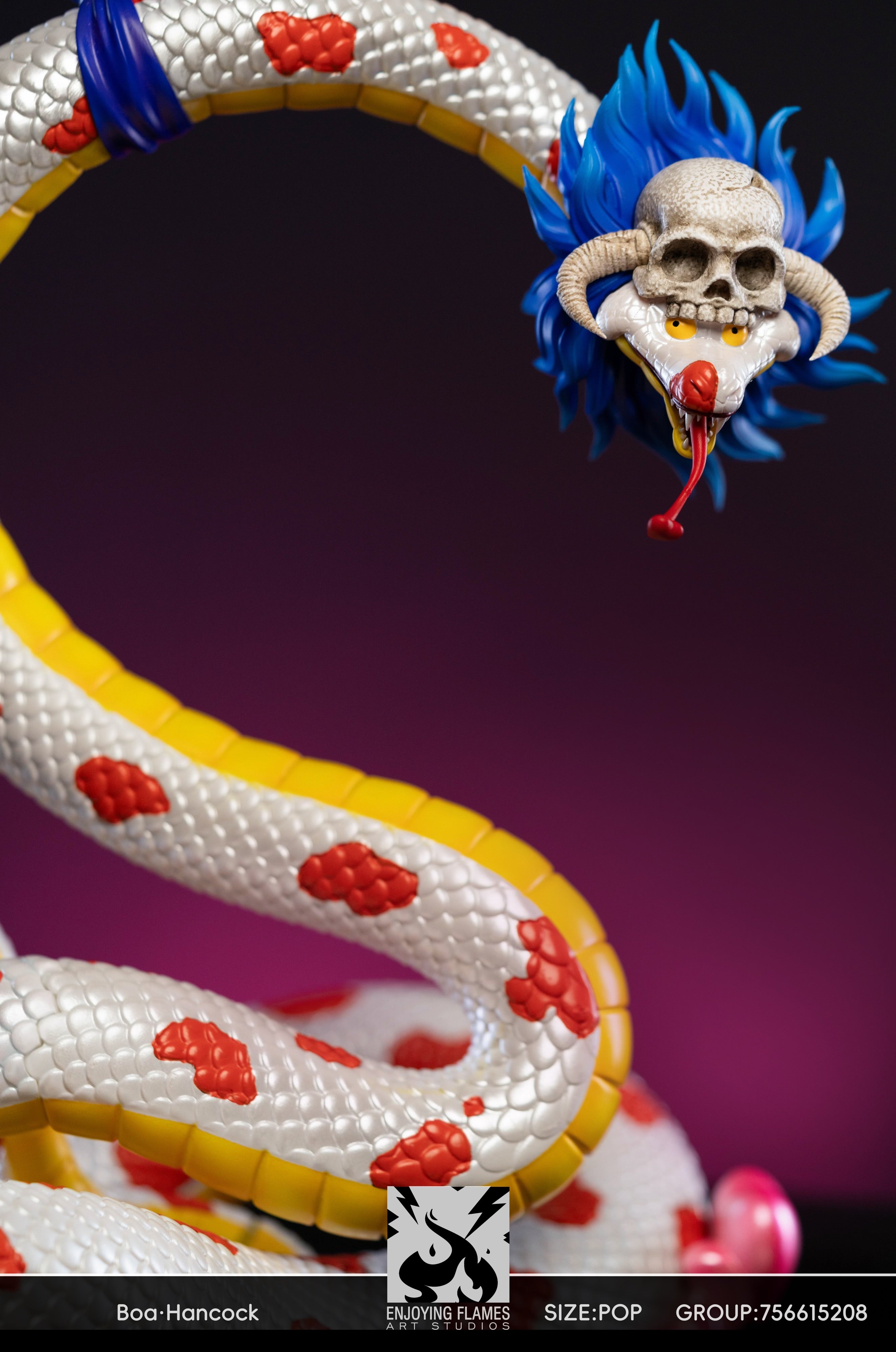 One Piece Enjoying Flames Studio Boa Hancock Resin Statue