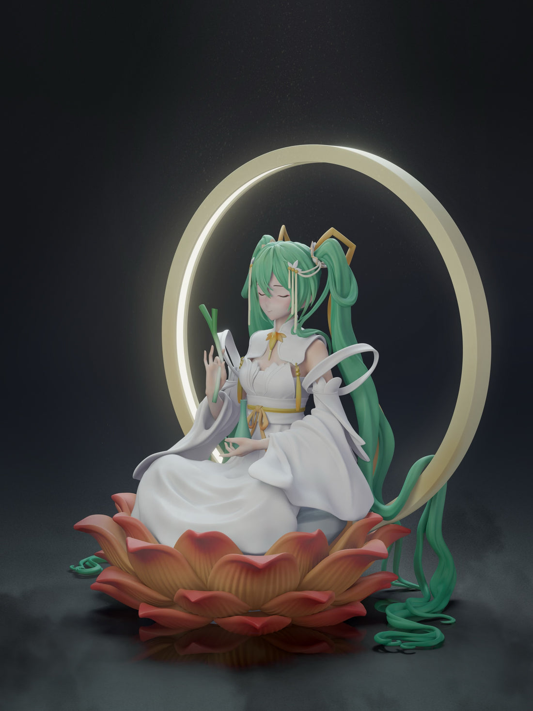 Project Sekai Chao She Studio Avalokitesvara Miku Resin Statue