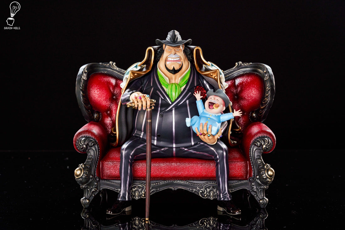 One Piece Brain Hole Studio Sitting Capone Bege Resin Statue