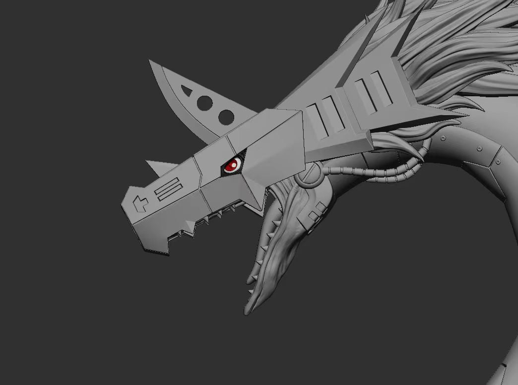 Digimon MY Studio Metal Seadramon x Chaos Seadramon 4 King