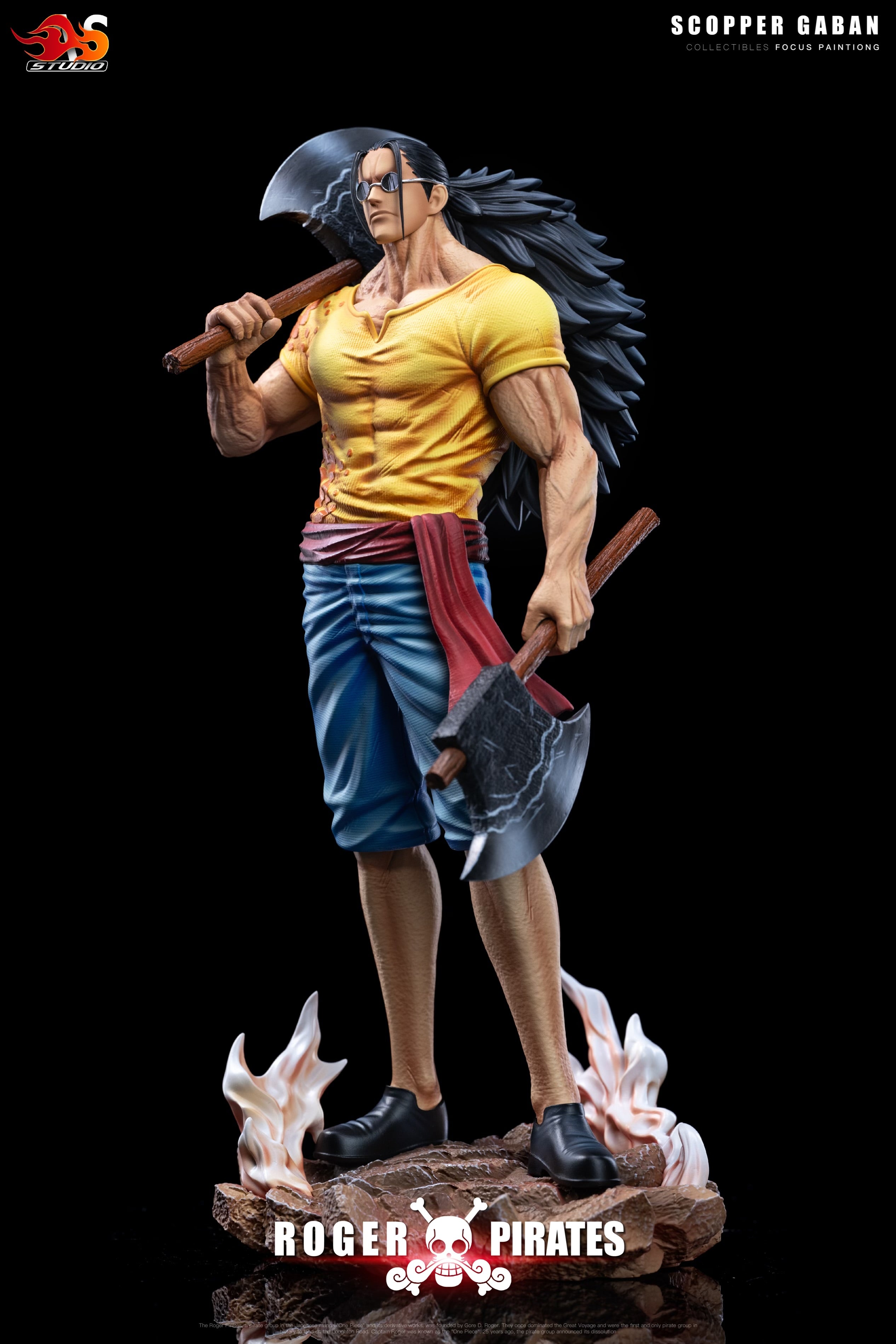 One Piece AS Studio Scopper Gaban x Gol D Roger x Silvers Rayleigh