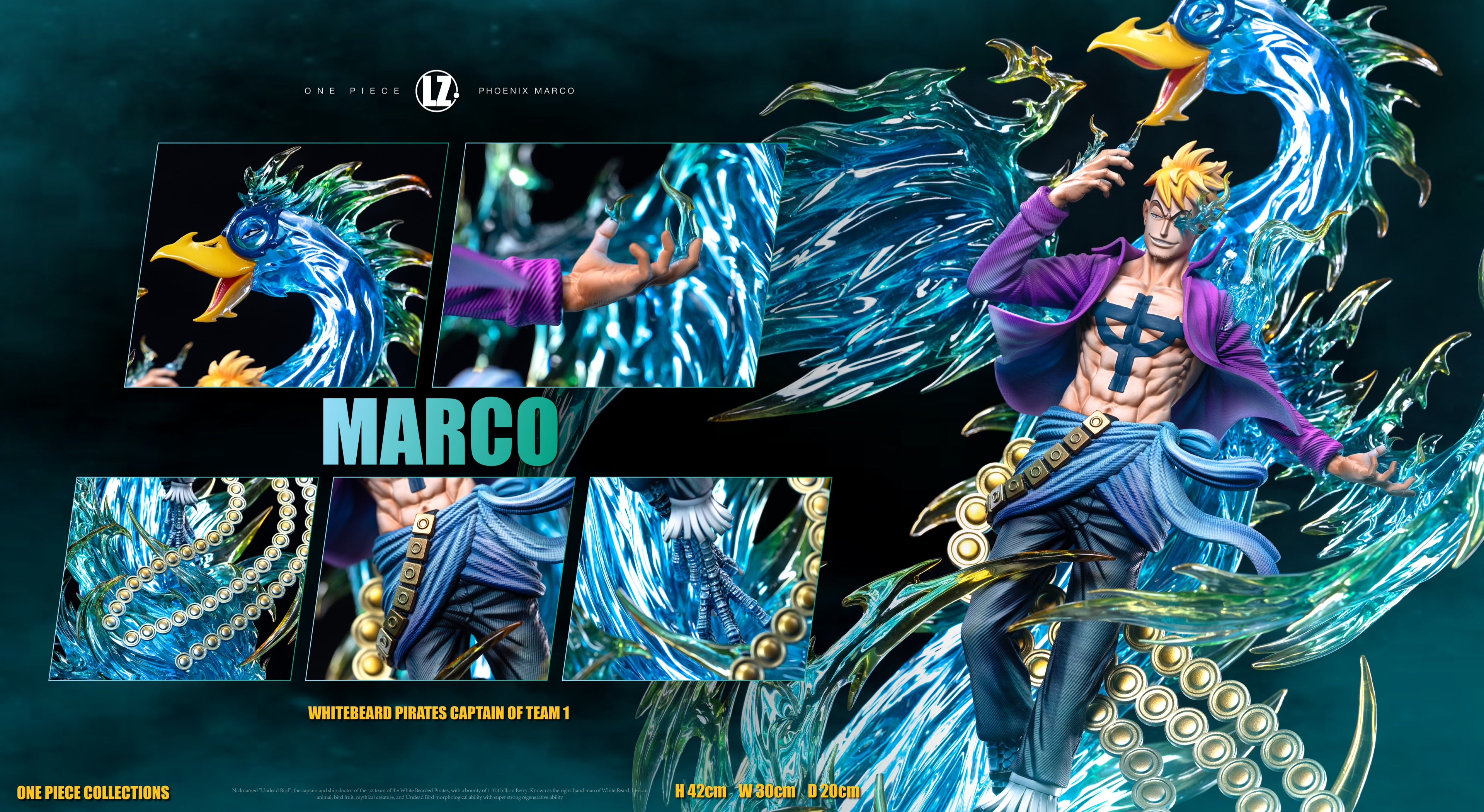 One Piece LZ Studio Marco Resin Statue – ClubHouse Statues