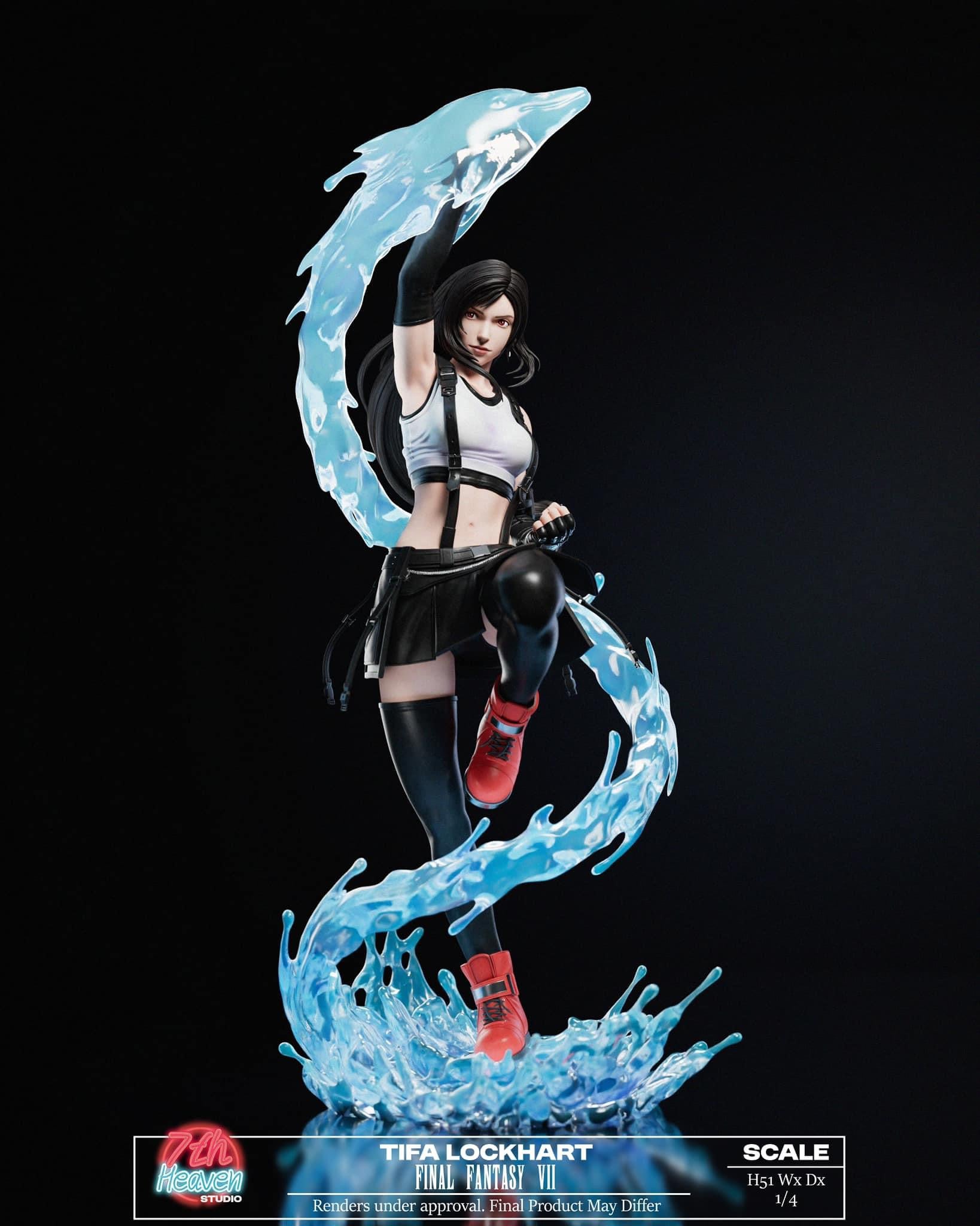 Final Fantasy Vll 7Th Heaven Studio Tifa Lockhart Resin Statue