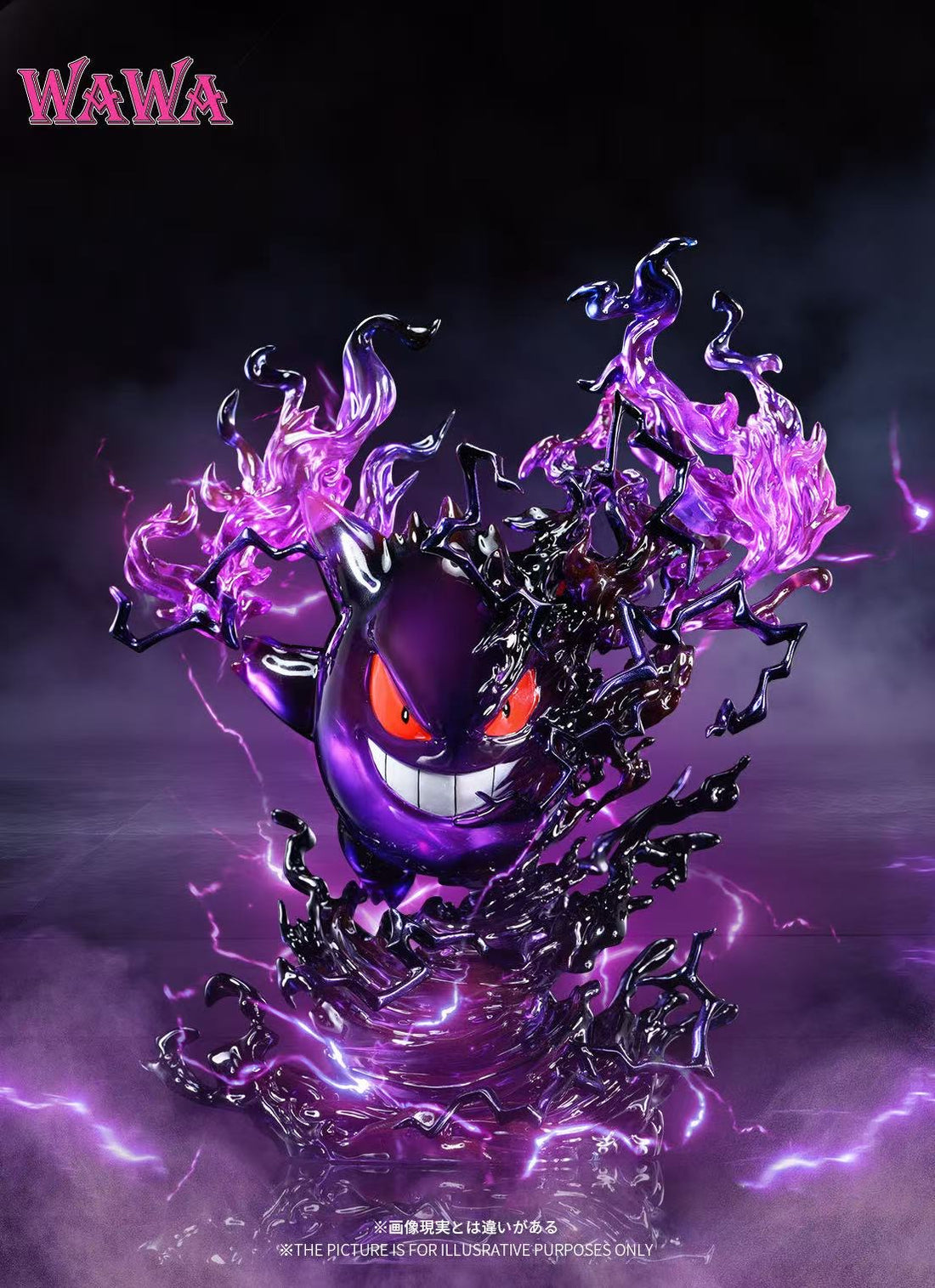 Pokemon WAWA Studio Gengar Resin Statue