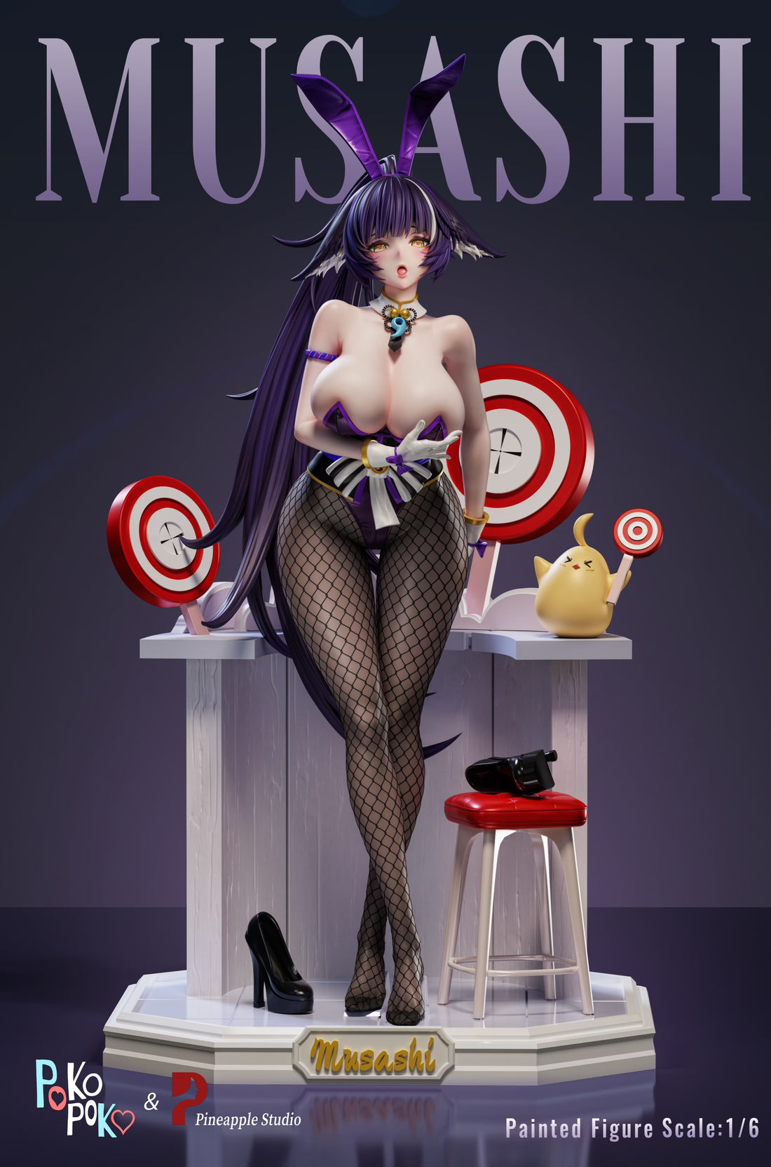 Azur Lane Pineapple Studio x POKO POKO Studio Shinano & Musashi Resin Statue