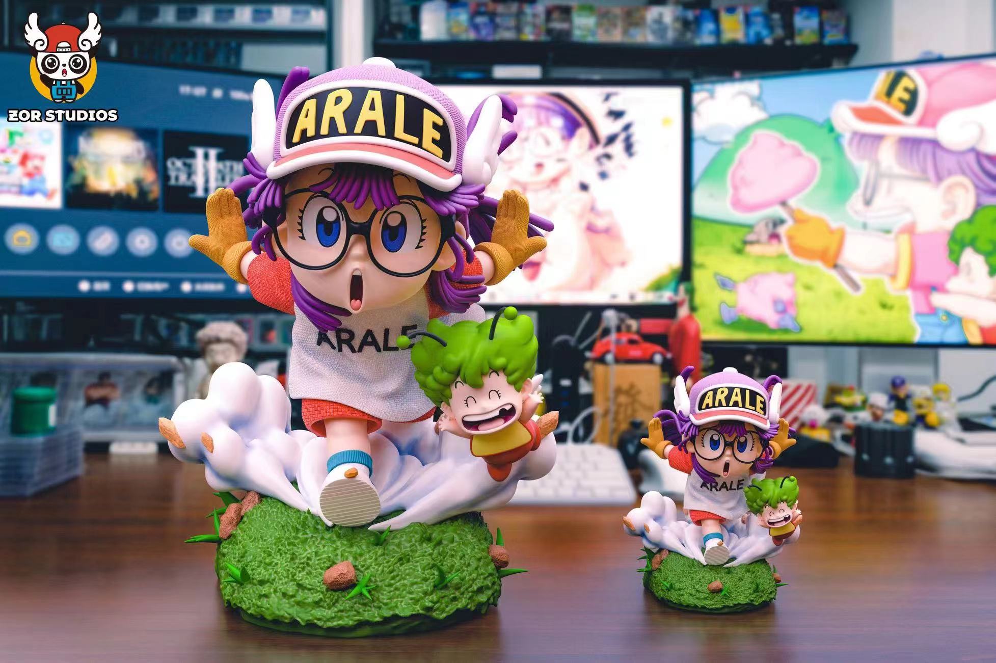 ヱビスモトZOR Studio アラレちゃん Dr. Slump ZOR Studio Running Arare Arale Resin Statue