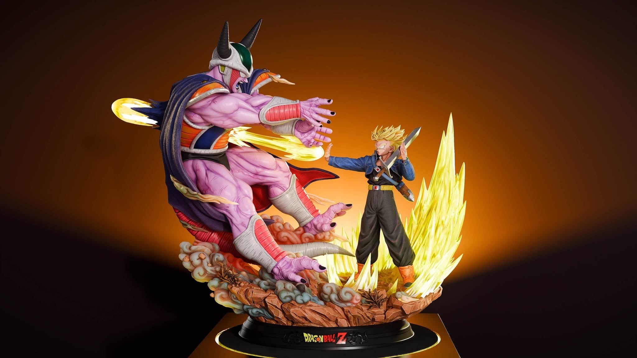 K DUB SHINE THE KING OF TOKYO 神レア Dragon Ball KD Collectibles Trunks VS King Cold – ClubHouse Statues