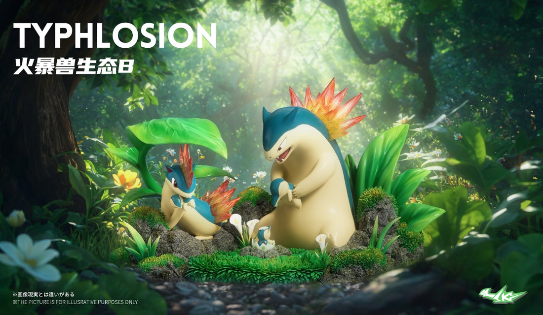 Pokemon SK Studio Typhlosion Evolution Set