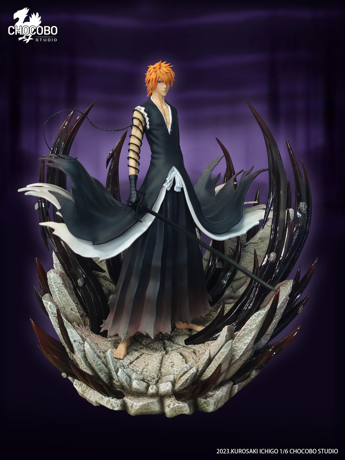 Bleach Chocobo Studio Kurosaki Ichigo Dangai Resin Statue
