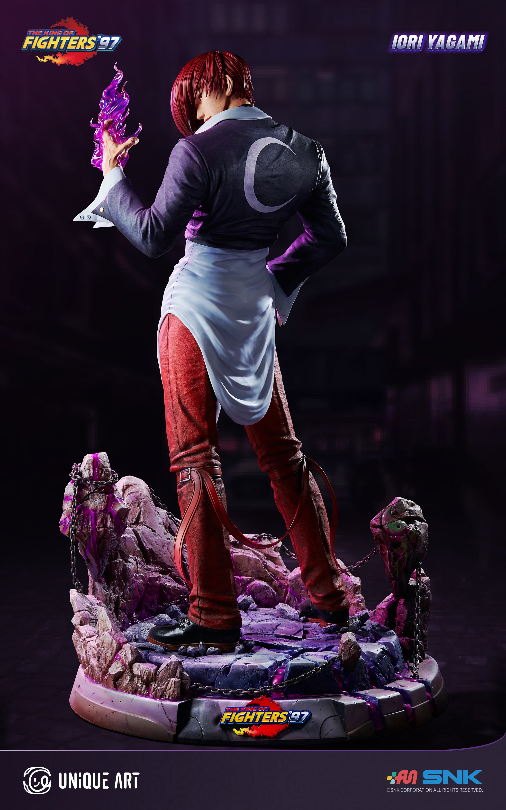 King of Fighters UNiQUE ART Studio Iori Yagami Licensed
