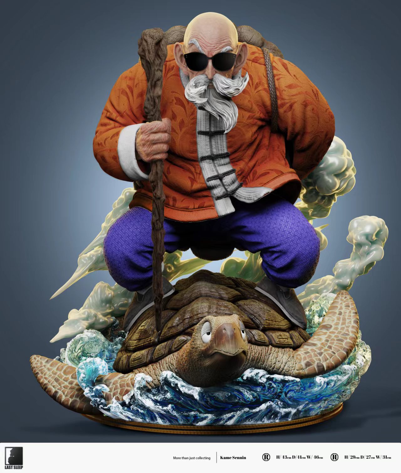 Dragon Ball Last Sleep Studio Master Roshi Resin Statue - Preorder