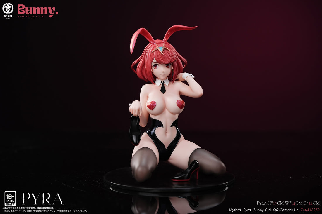 Xenoblade Chronicles NiJi Studio Bunny Mythra x Pyra Resin Statue