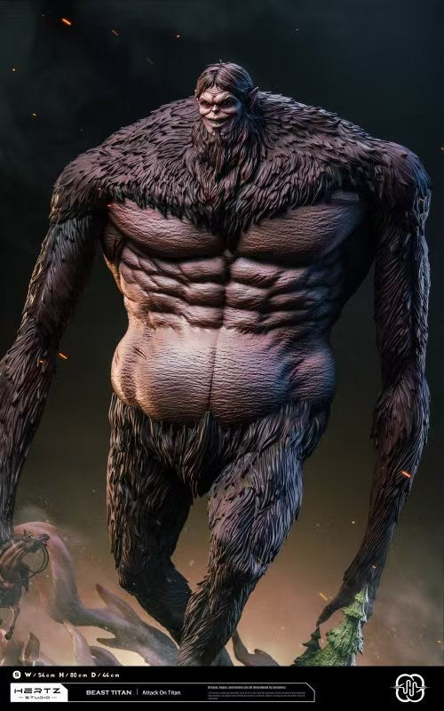Attack on Titan Hertz Studio Beast Titan – ClubHouse Statues