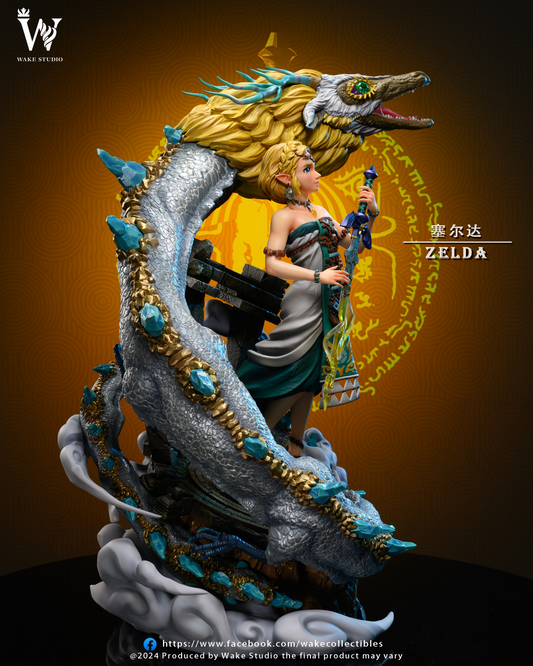 The Legend of Zelda Wake Studio Zelda x Dragon Resin Statue [PRE-ORDER]