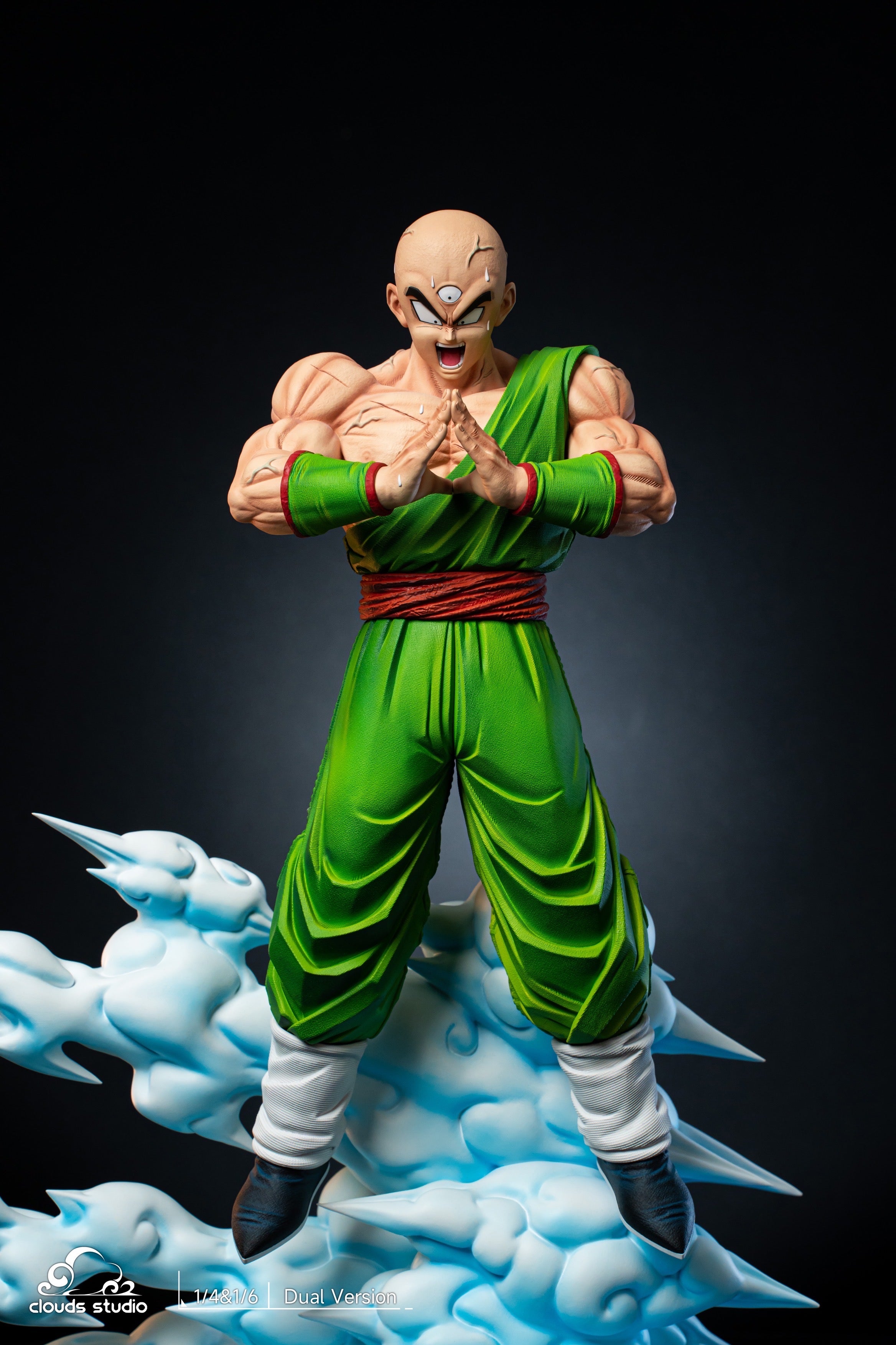 Dragon Ball Clouds Studio Ten Shin Han Resin Statue