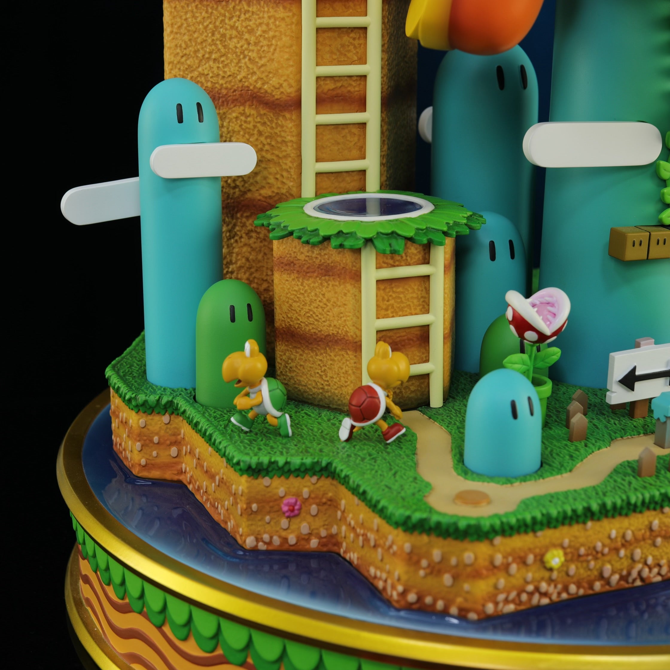 Super Mario Kintsukuroi Creations World Diorama – ClubHouse Statues