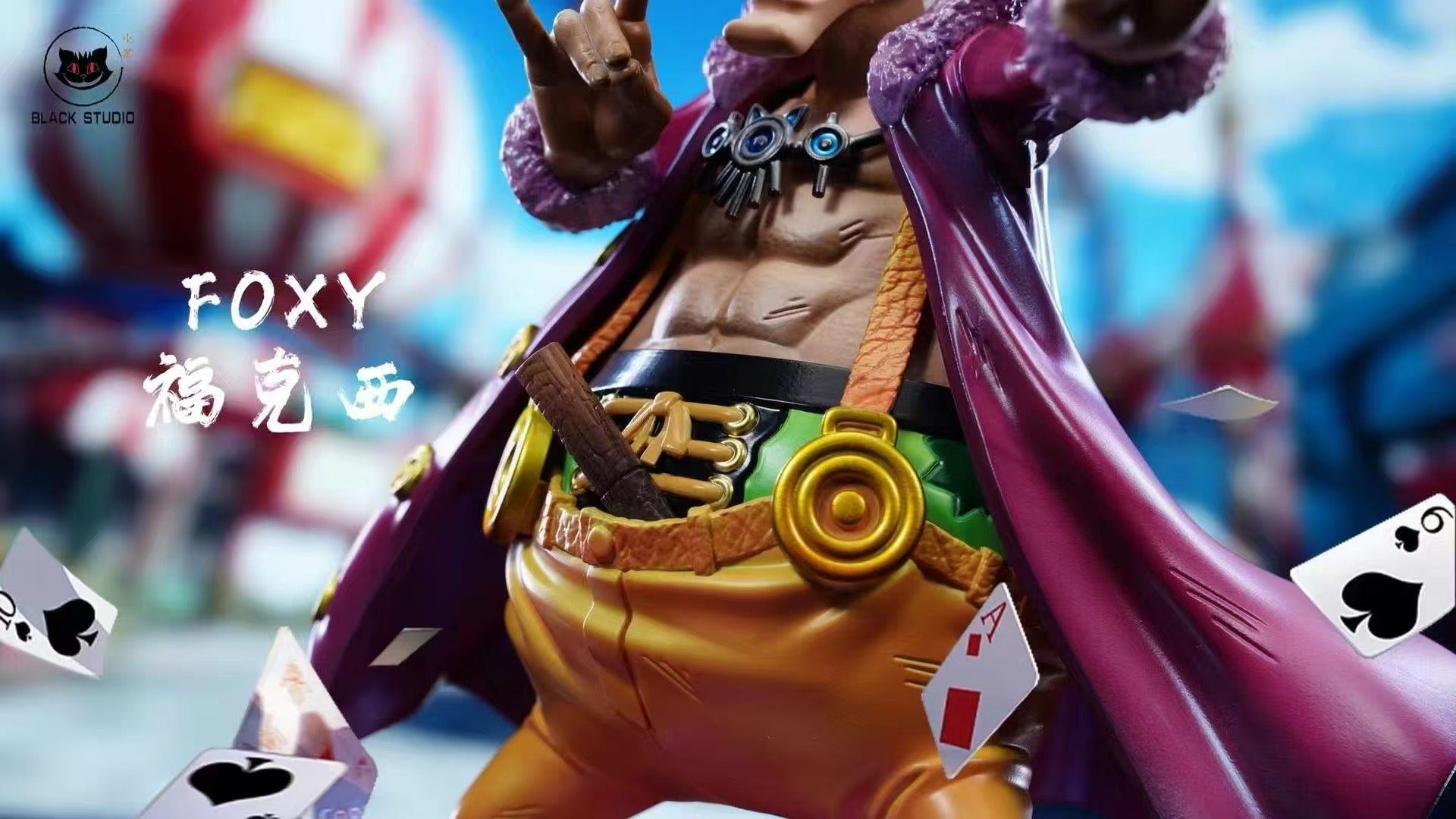 Foxyのブラックワンピース One Piece Black Studio Foxy – ClubHouse Statues