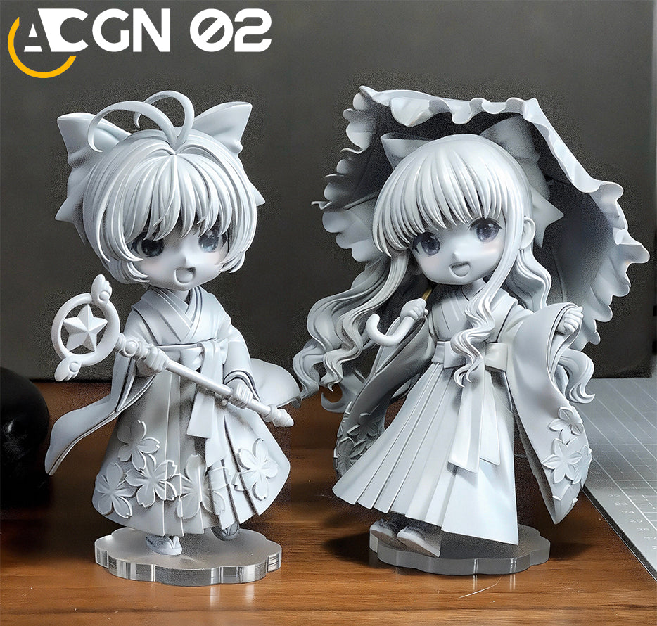 Cardcaptor Sakura ACGN 02 Studio Sakura x Tomoyo Daidoji‌ V2 Resin Statue