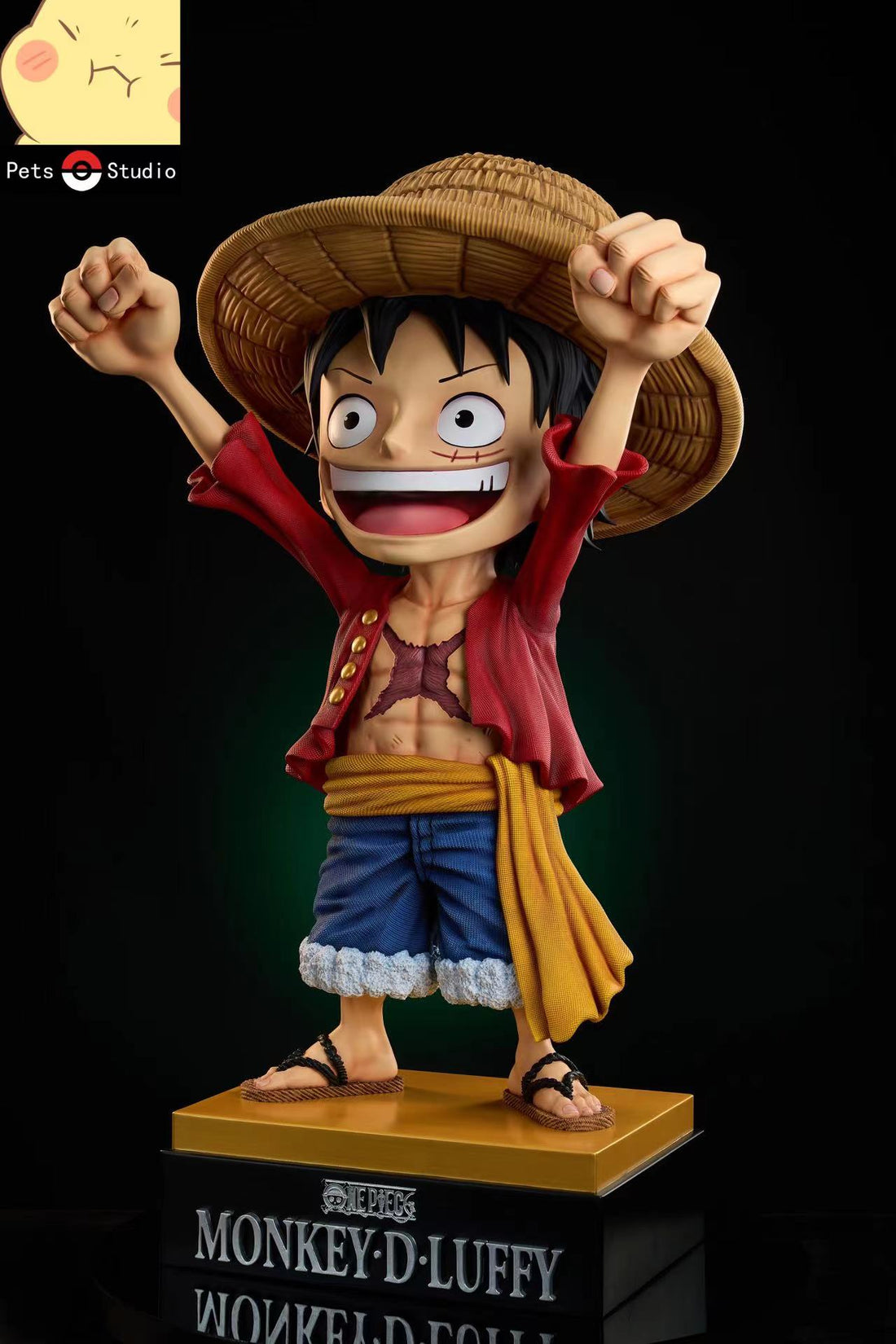 One Piece Pets Studio Luffy Gear 3 Side Effect Shrinks Lifesize Resin Statue