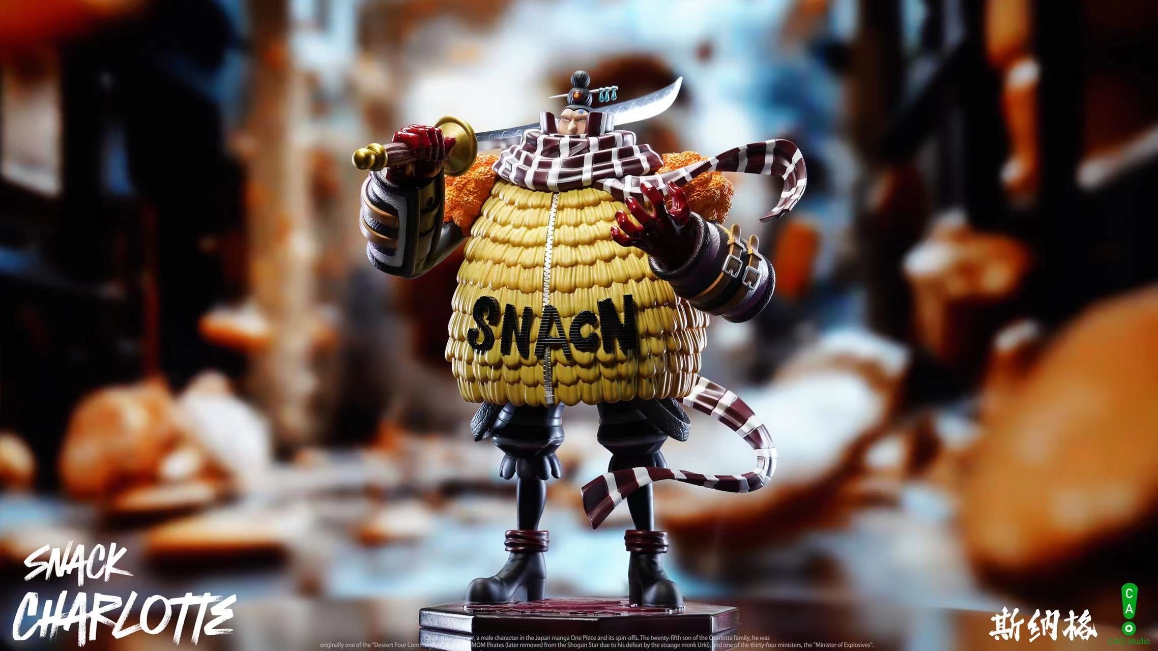 charlotte　ワンコさん柄 One Piece CAO Studio Charlotte Snack Resin Statue – ClubHouse Statues