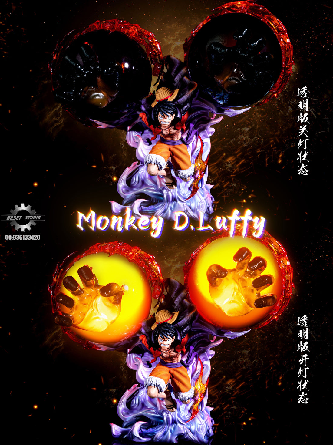 One Piece Reset Studio Monkey D. Luffy Resin Statue