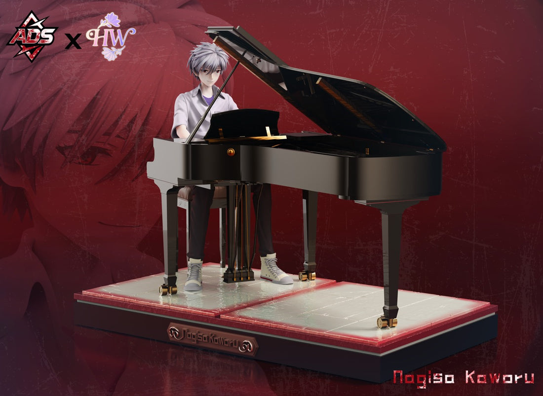 Hideaki Anno ADS Anderson Studio × Huawu Studio Piano Kaworu Nagisa Resin Statue