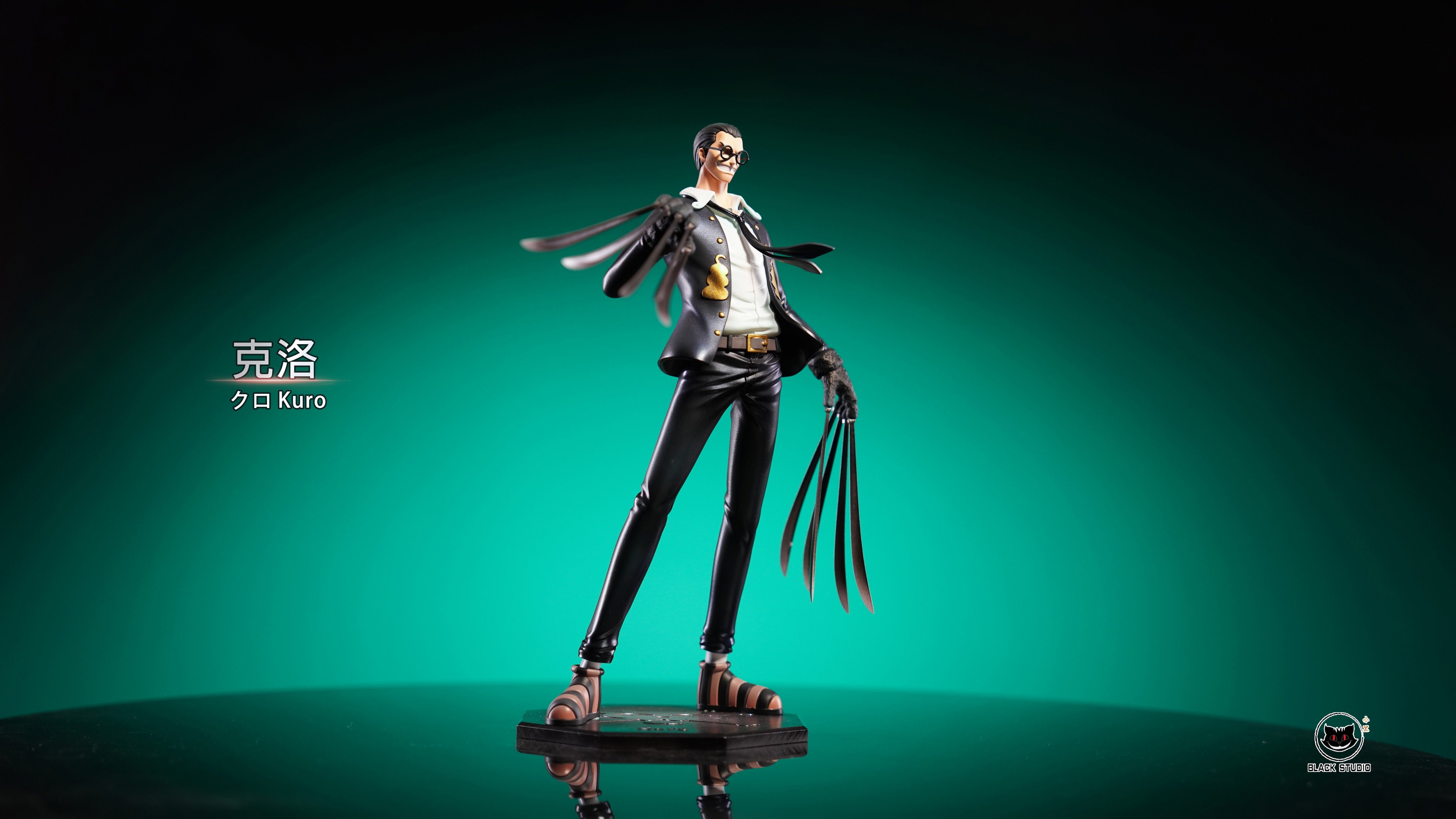 One Piece Black Studio Kuro x Zeff Resin Statue – ClubHouse Statues
