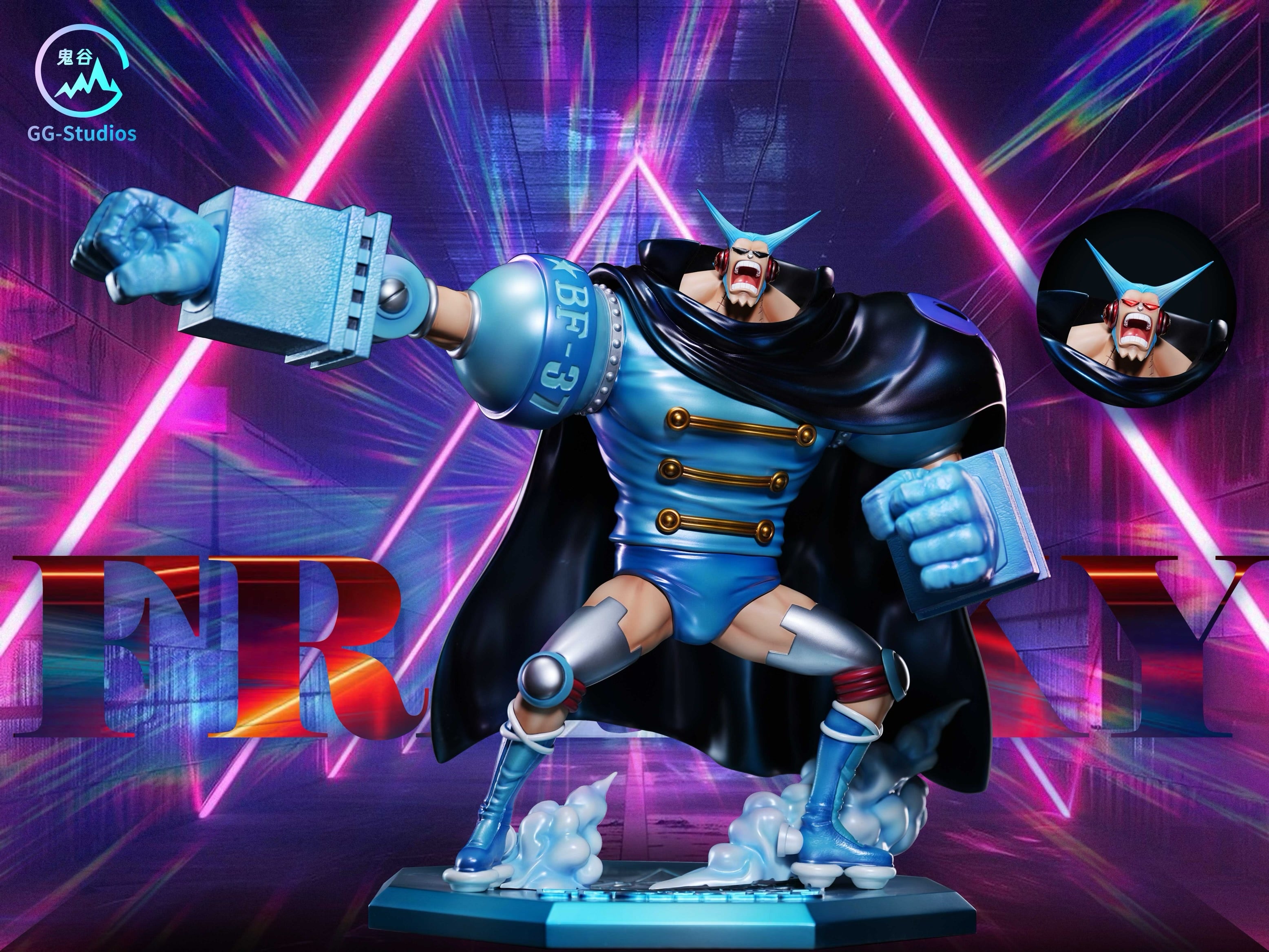 こいGGーStudioフランキー One Piece GG Studio Franky Resin Statue – ClubHouse Statues