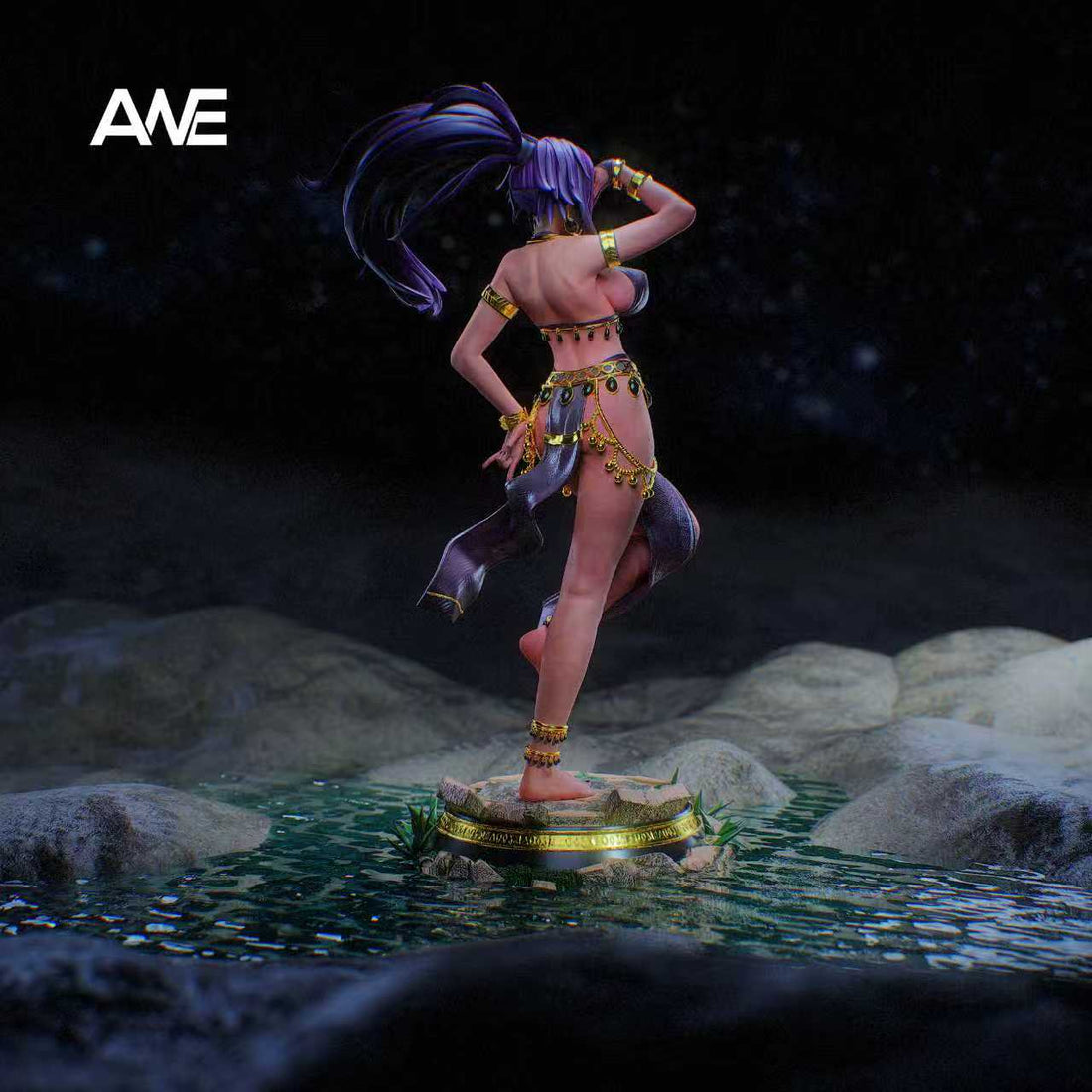 Bleach ANE Studio Dancer Shihouin Yoruichi Resin Statue