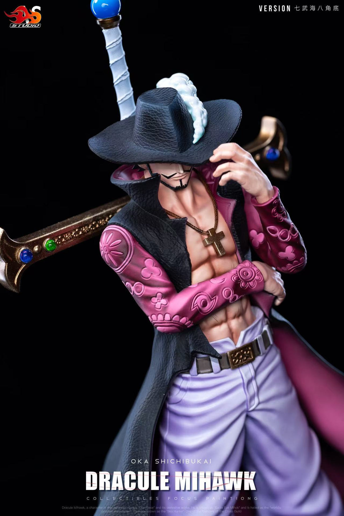 One Piece As Studio Mihawk Resin Statue