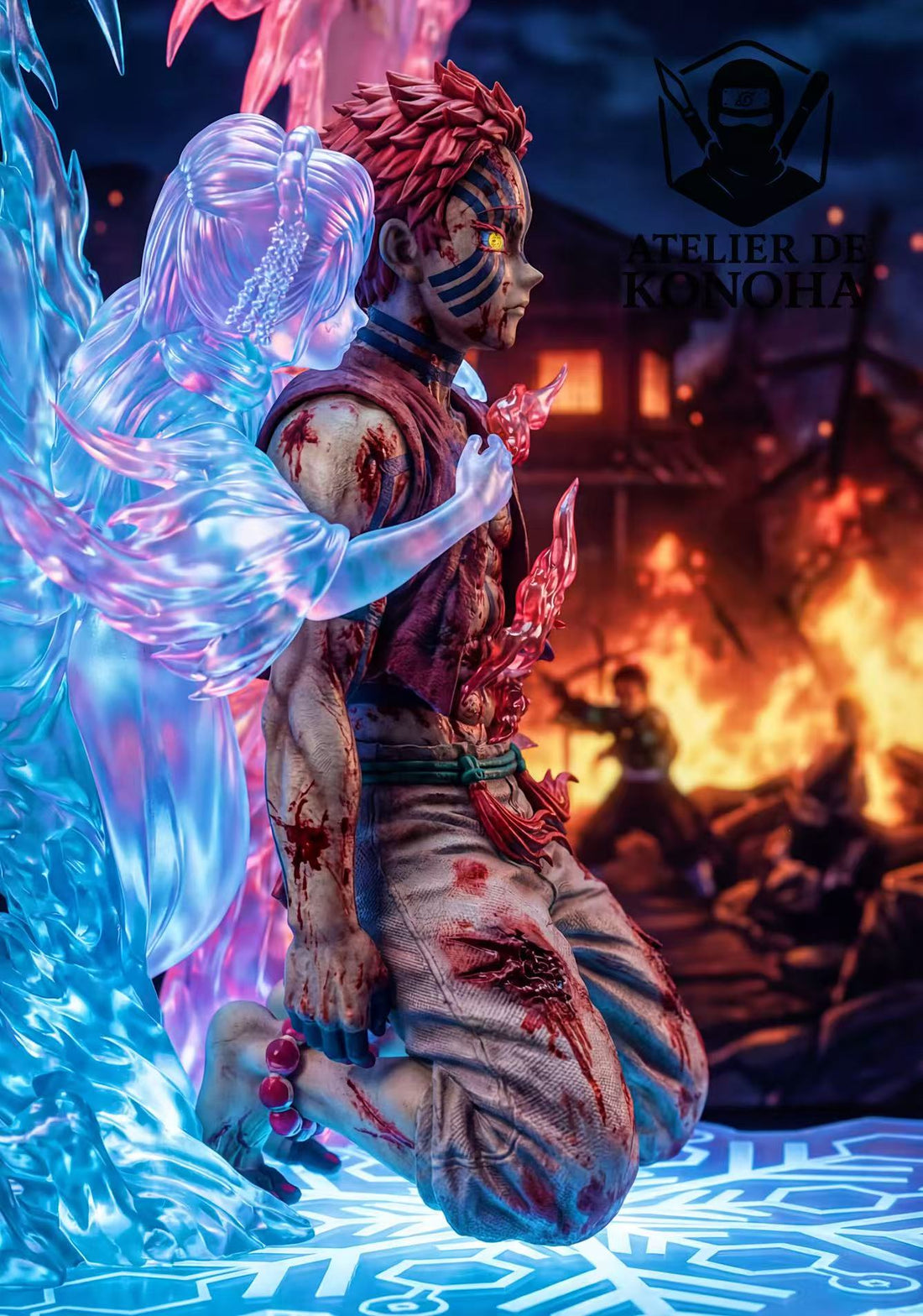 Demon Slayer Atelier De Konoha Studio Akaza Resin Statue