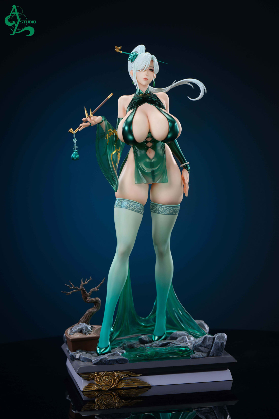 ACY Studio Original Character QingDai x ZiChen Resin Statue
