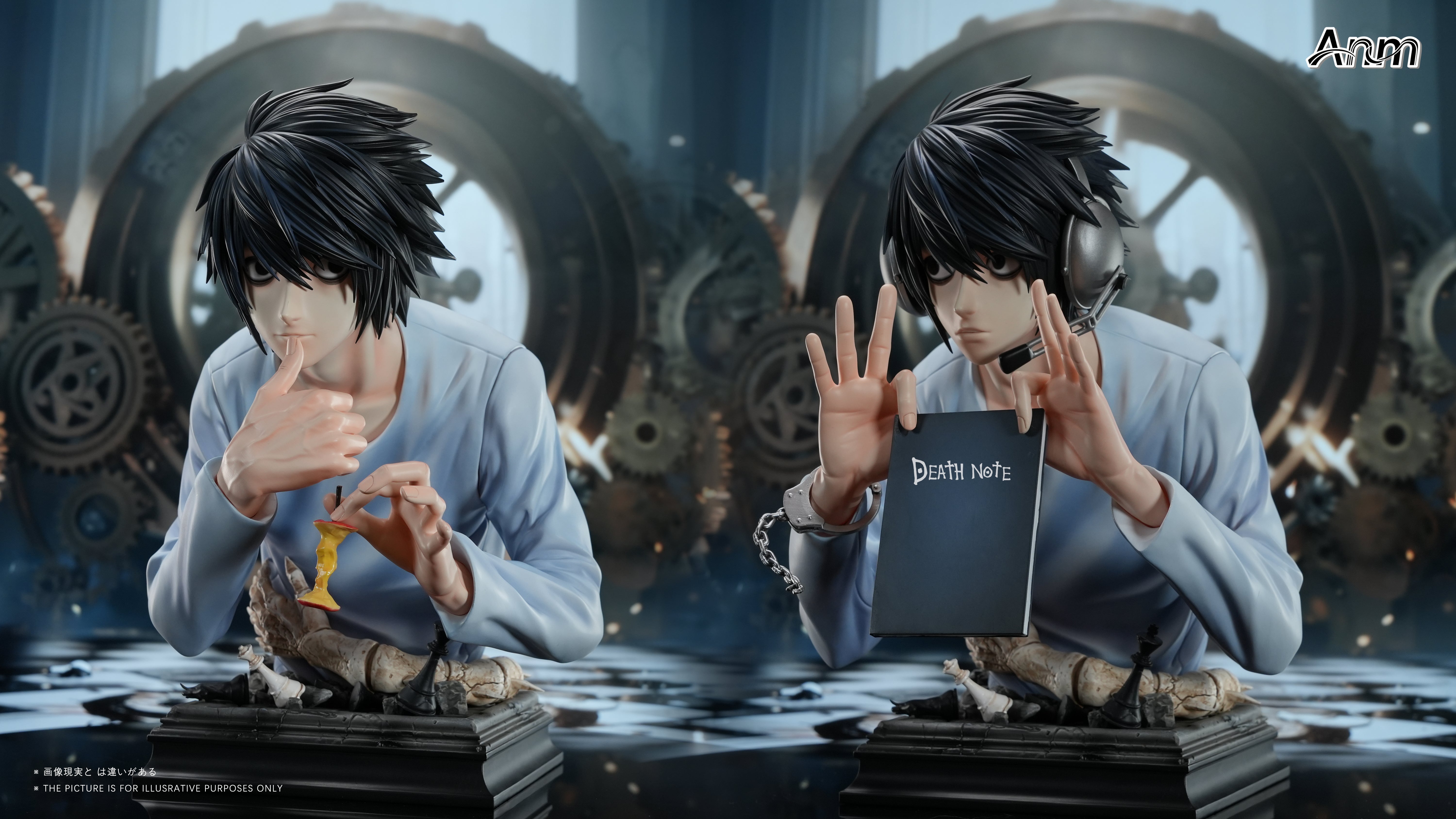 Death Note Anm Studio L lawliet bust – ClubHouse Statues