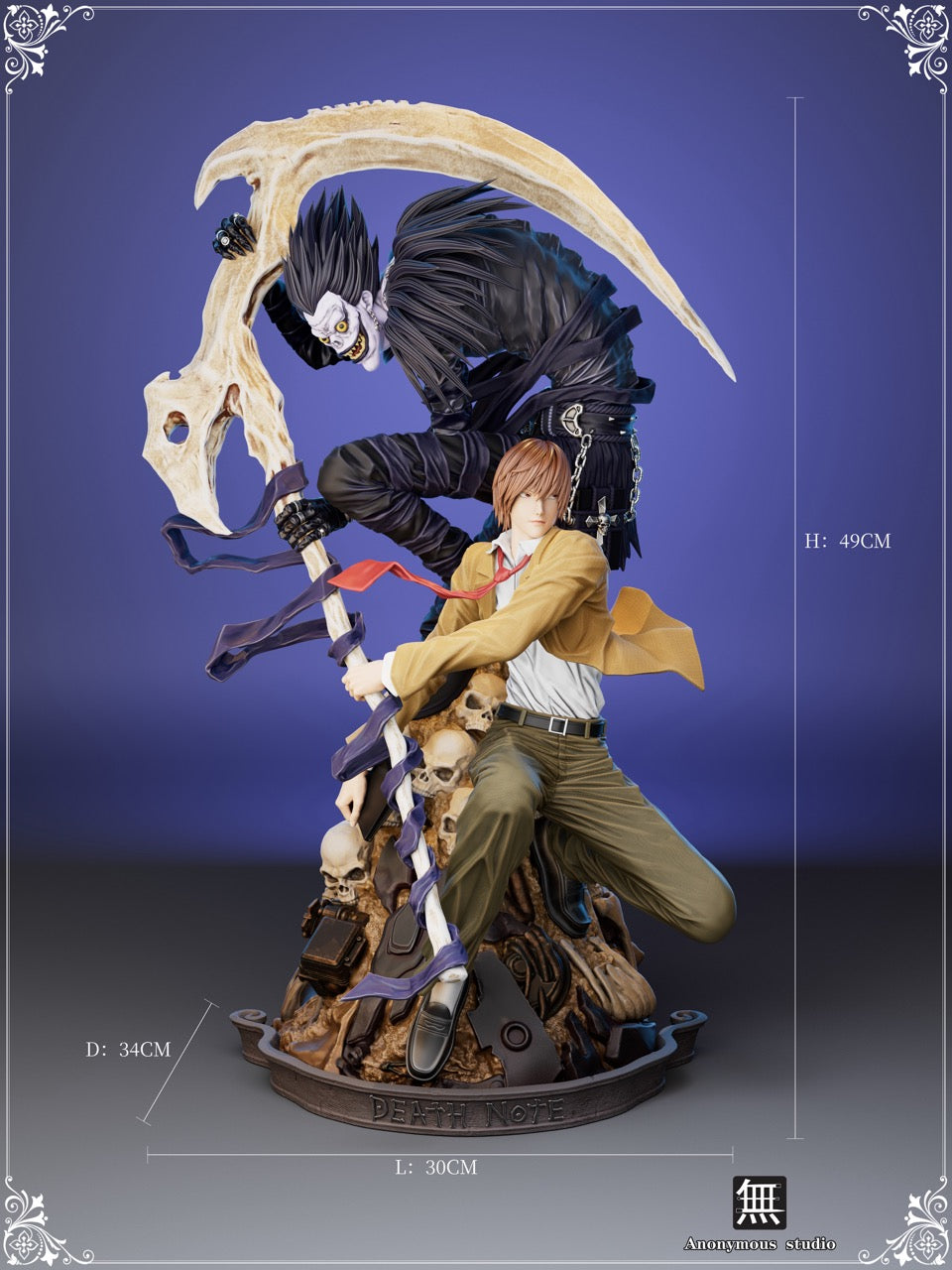 Death Note Anonymous Studio Yagami Light x Ryuk – ClubHouse Statues