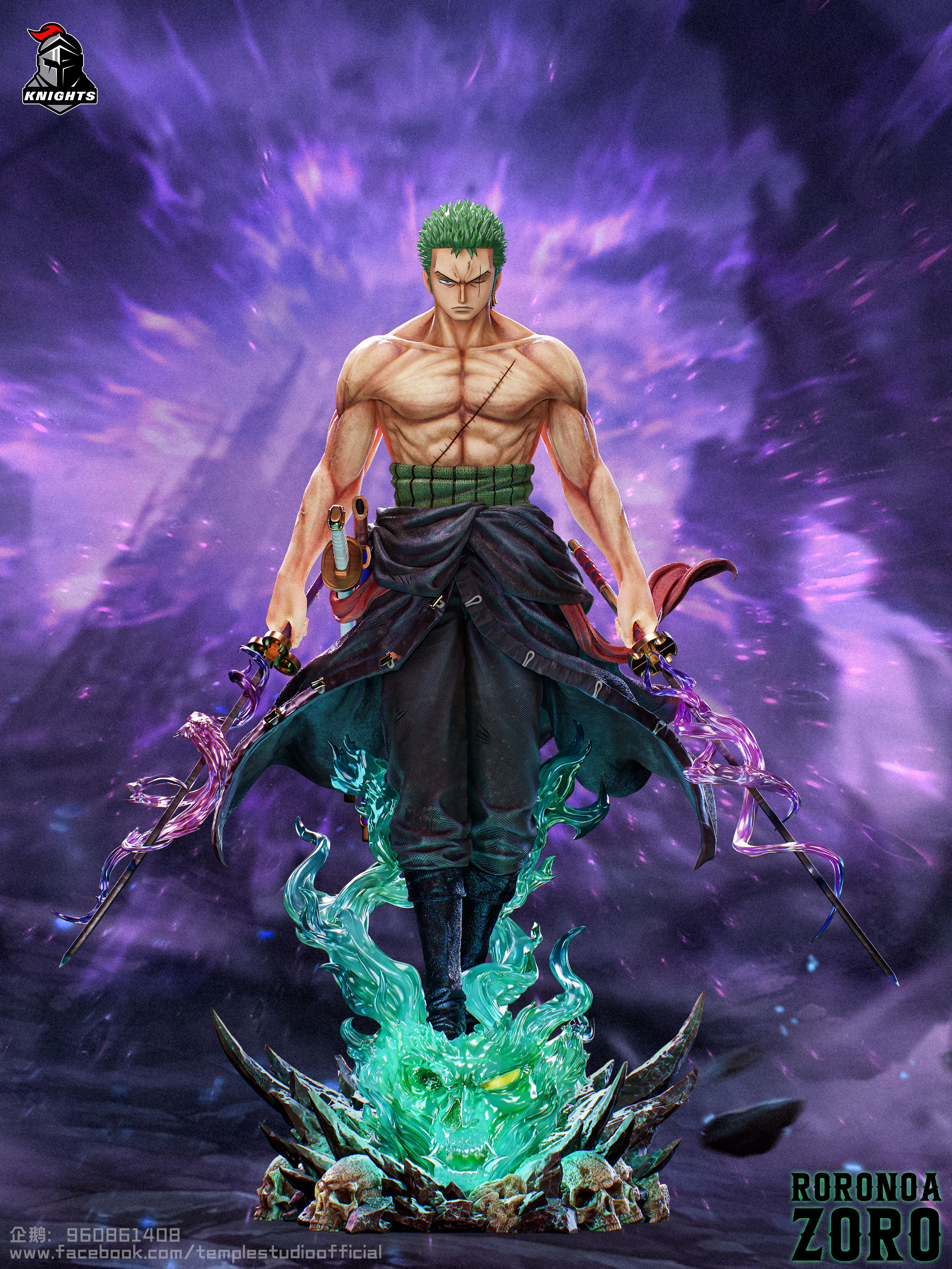 One Piece Temple Studio Roronoa Zoro – ClubHouse Statues