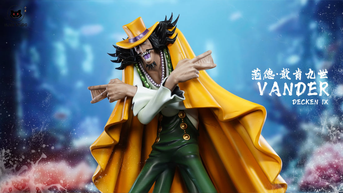 One Piece Black Studio Vander Decken IX Resin Statue