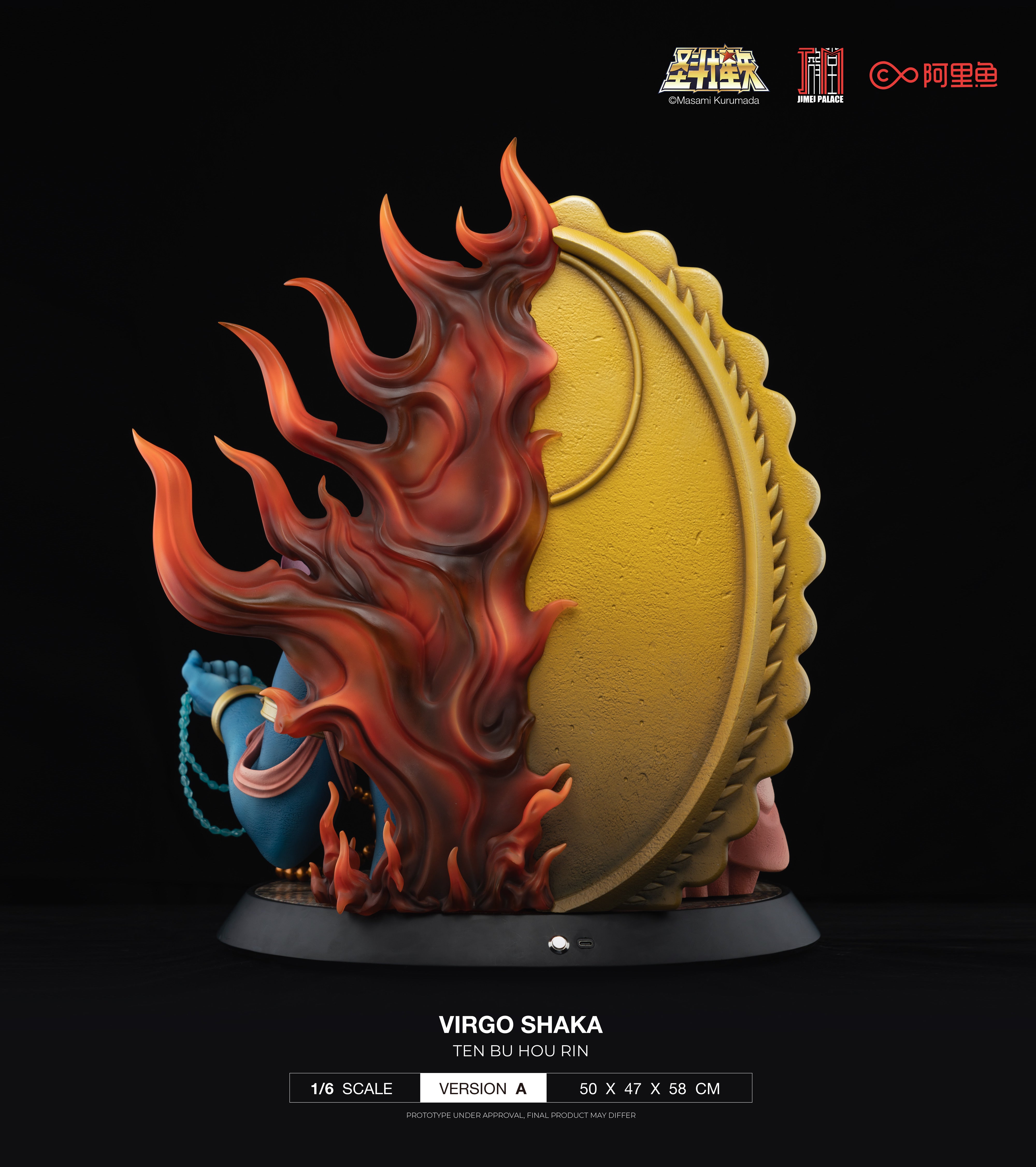 Saint Seiya Jimei Palace Studio Virgo Shaka Licensed Resin Statue