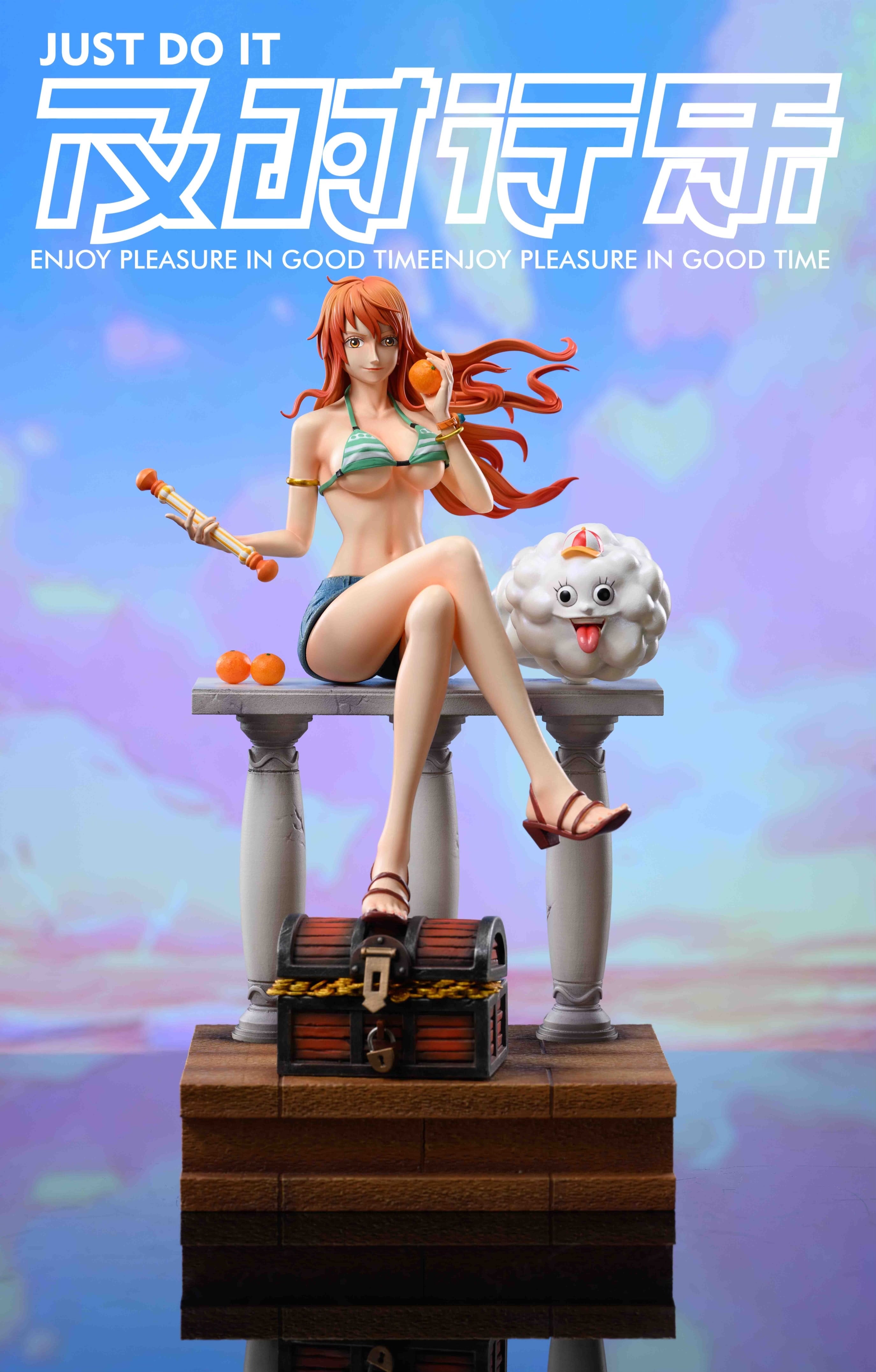 One Piece Just Do It Studio Navigator Nami Straw Hat Group Family