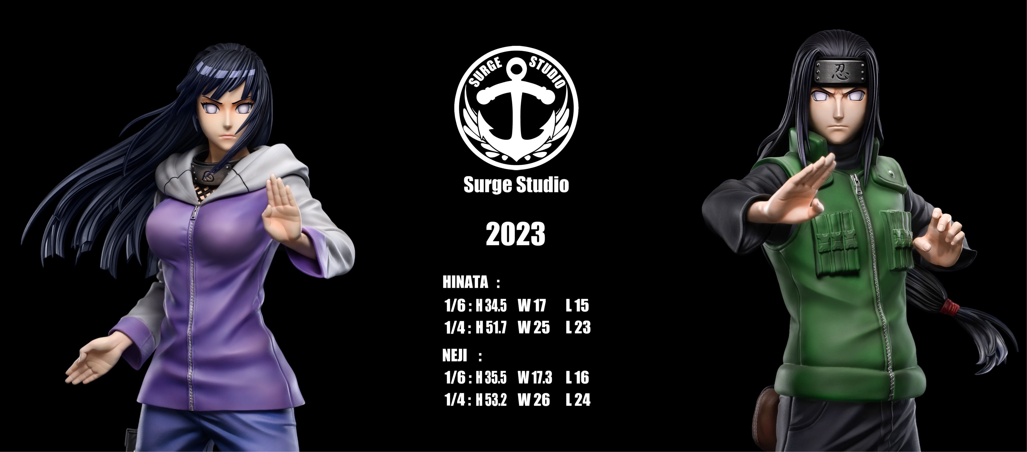 Naruto Surge Studio Hyuga Hinata x Neji – ClubHouse Statues