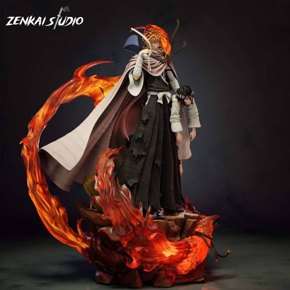 Bleach Zenkai Studio Ichigo x Rukia Resin Statue – ClubHouse Statues
