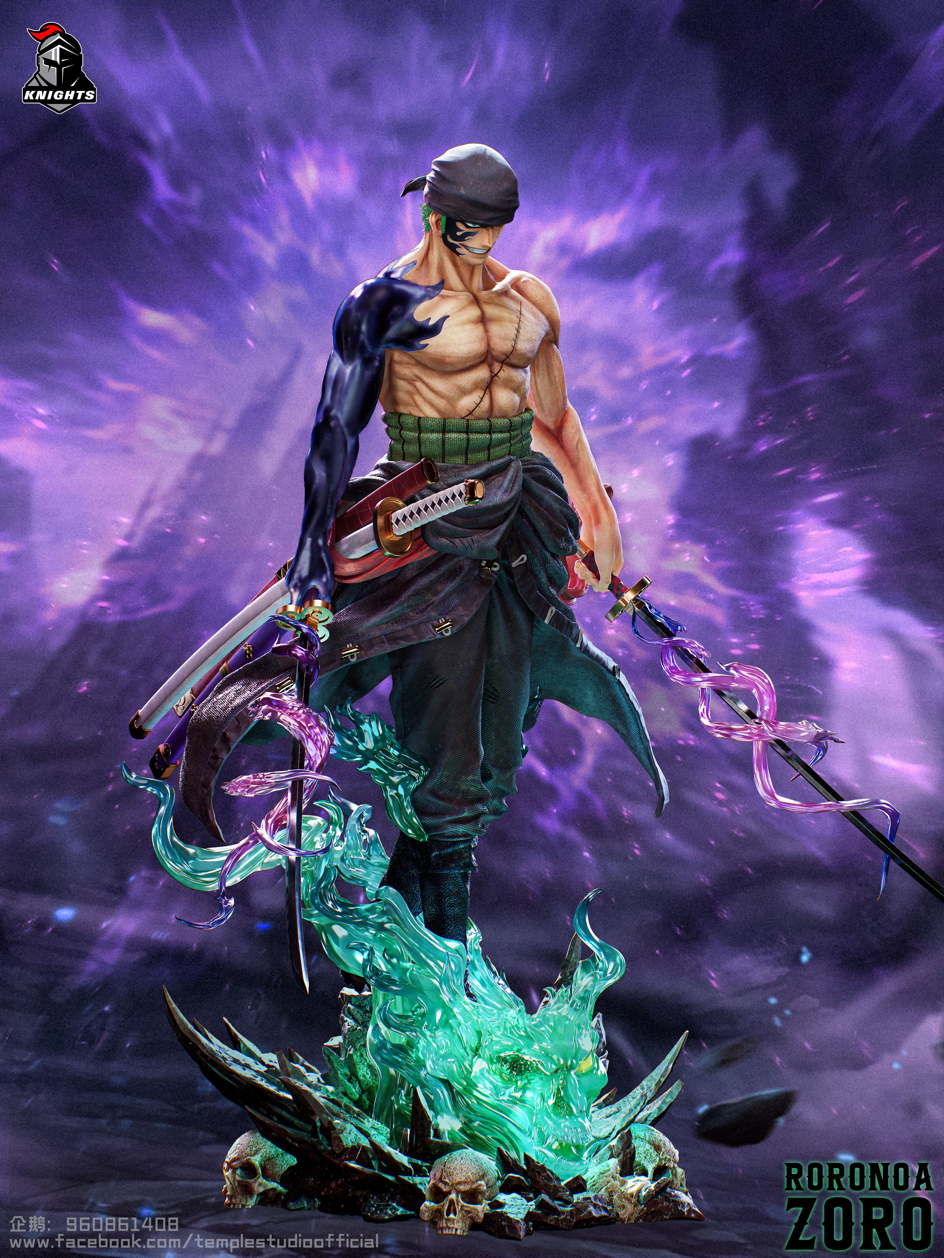 One Piece Temple Studio Roronoa Zoro – ClubHouse Statues