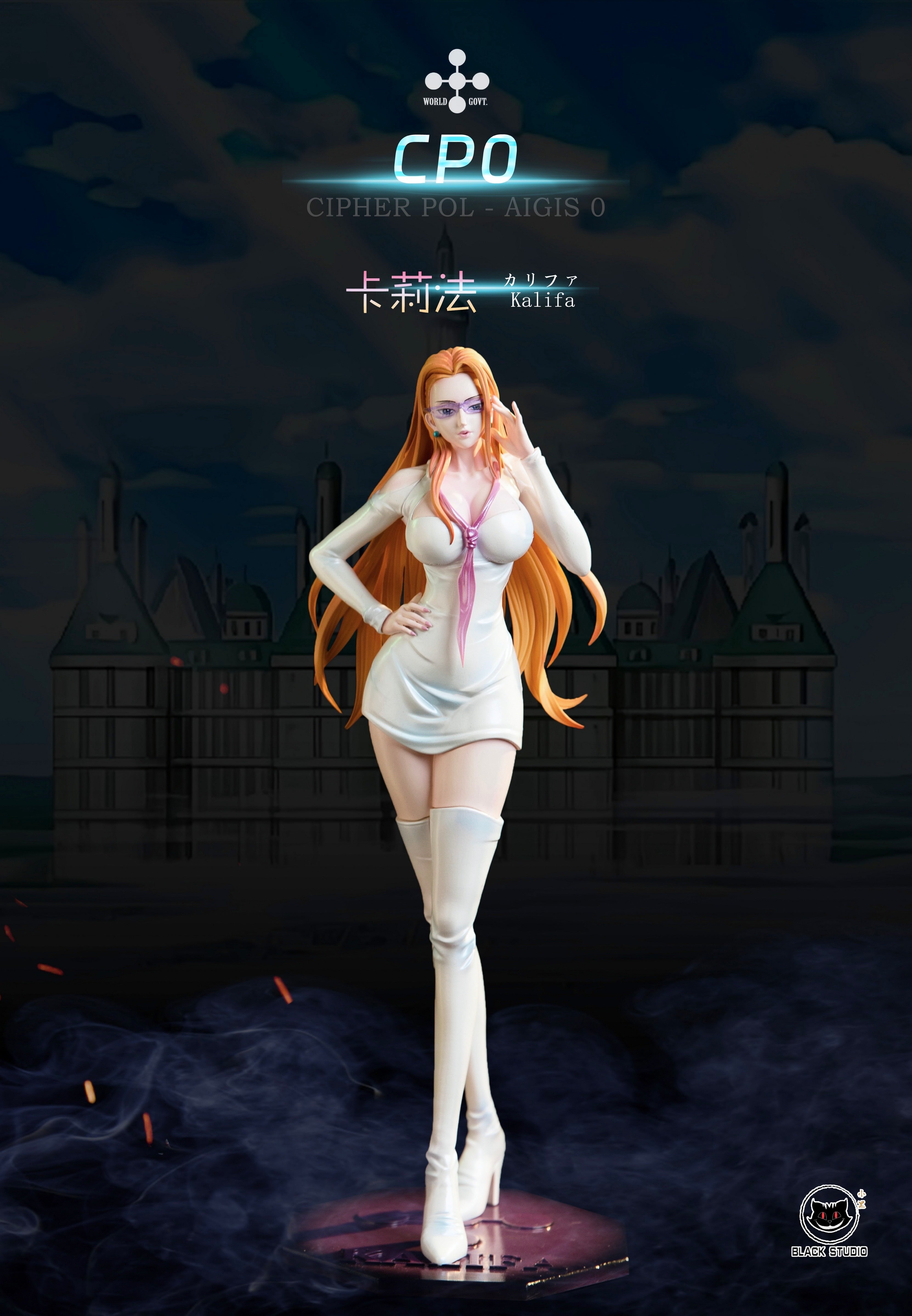 One Piece Black Studio Kalifa x Rob Lucci – ClubHouse Statues