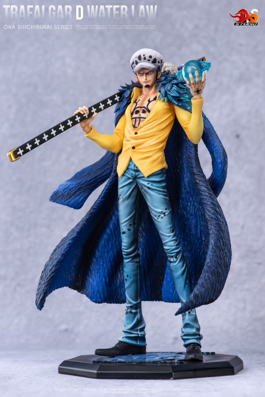 One Piece AS Studio Trafalgar D. Water Law Seven Warlords of the Sea Resin Statue