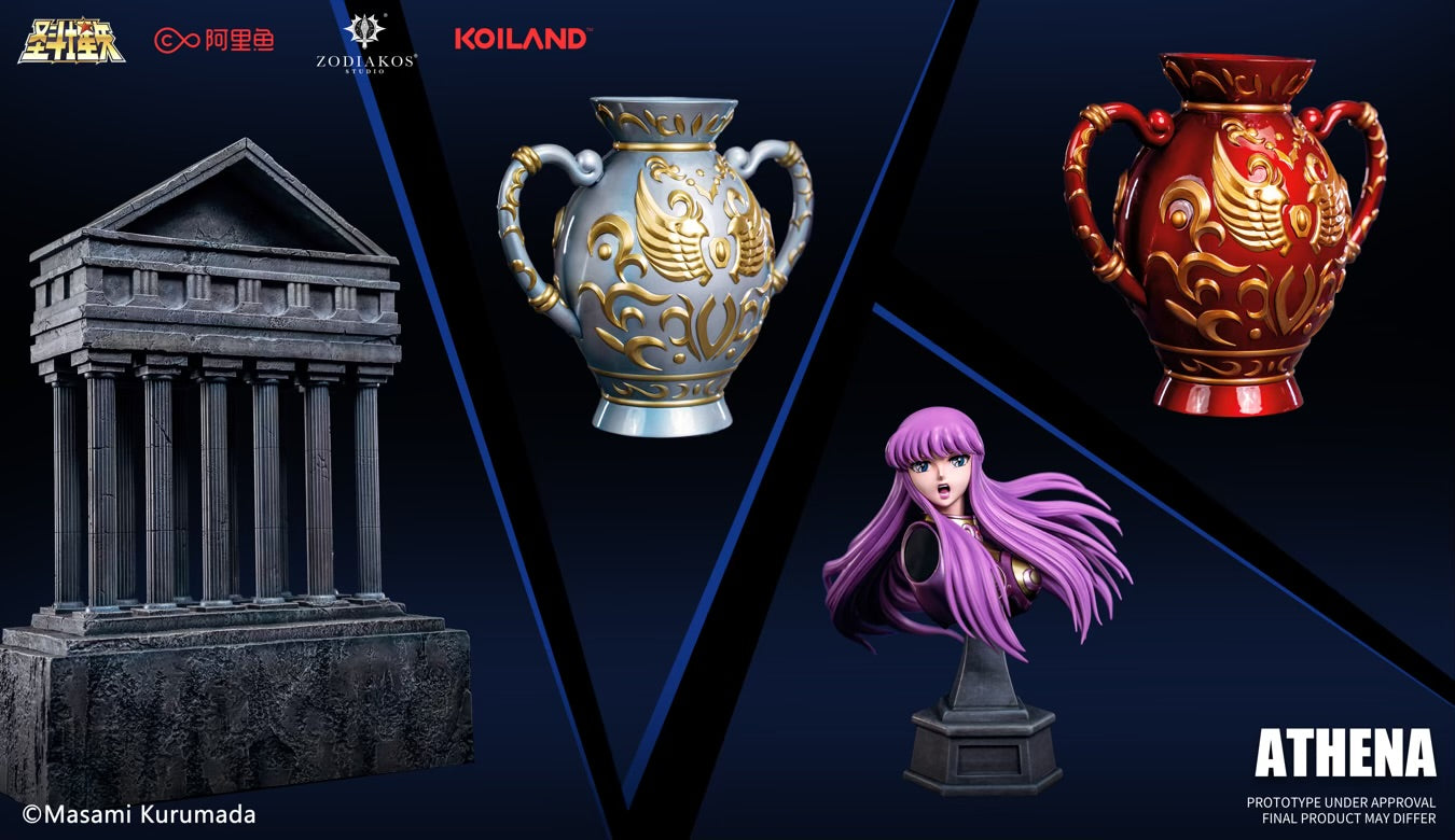 Saint Seiya Zodiakos Studio Athena Licensed Resin Statue
