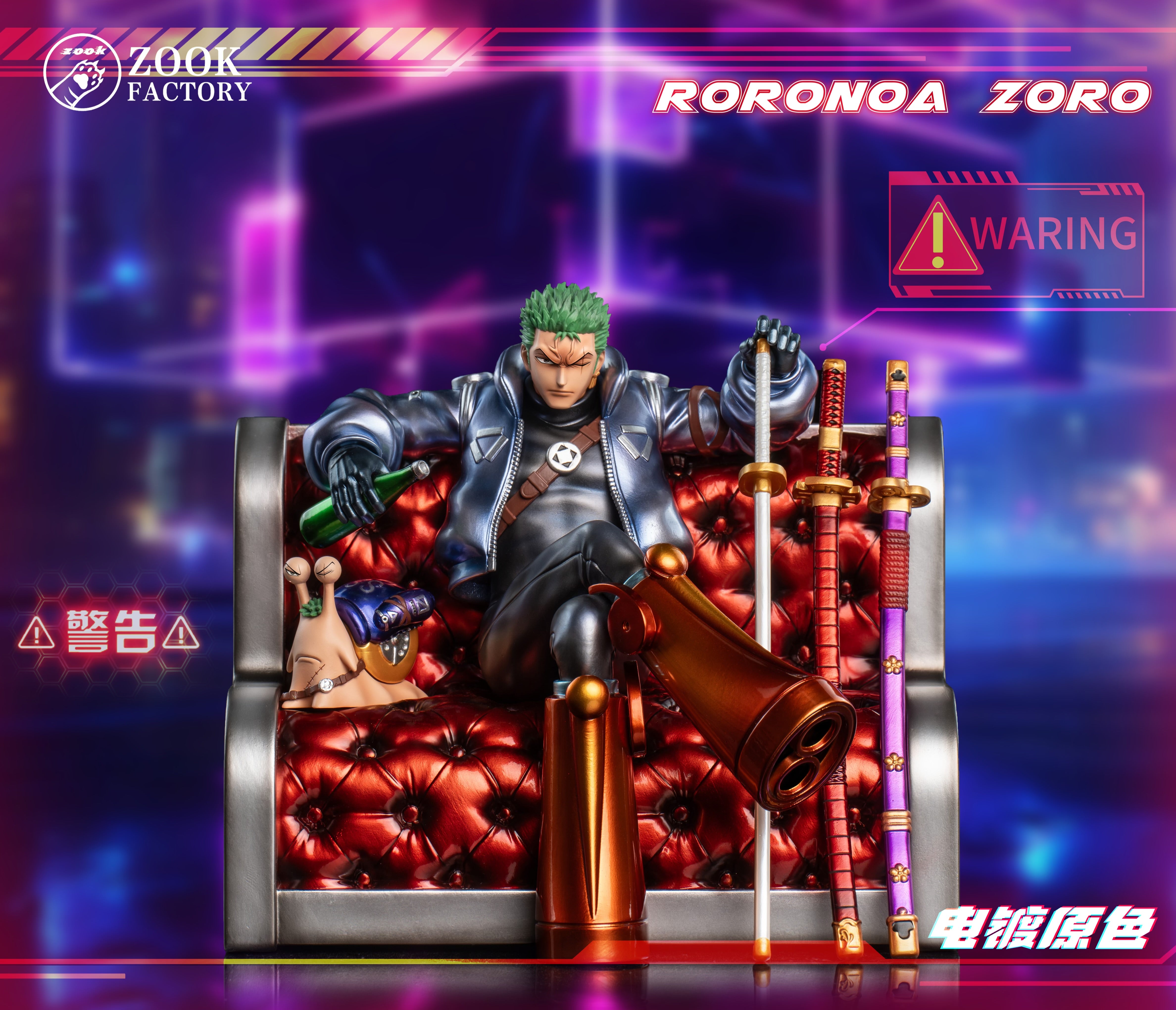 One Piece ZooK Studio Roronoa Zoro Egghead Resin Statue