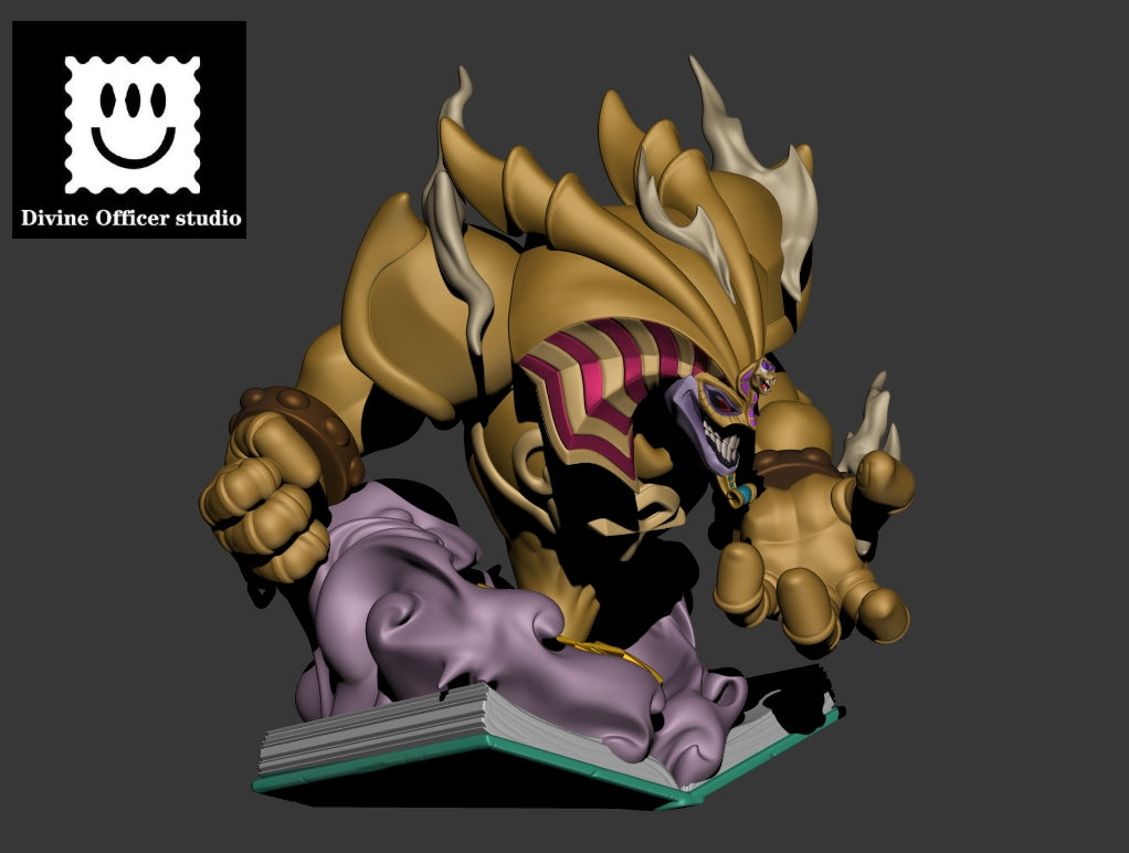 Yu-Gi-Oh! Divine Officer Studio Exodia Book Resin Statue