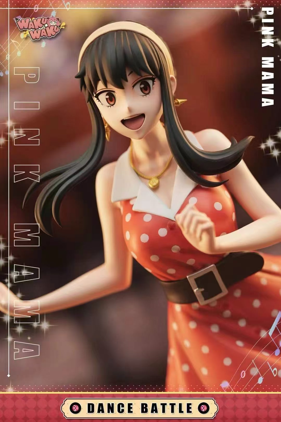 Spy x Family WakuWaku Studio Pink MaMa Yor Dance Battle Resin
