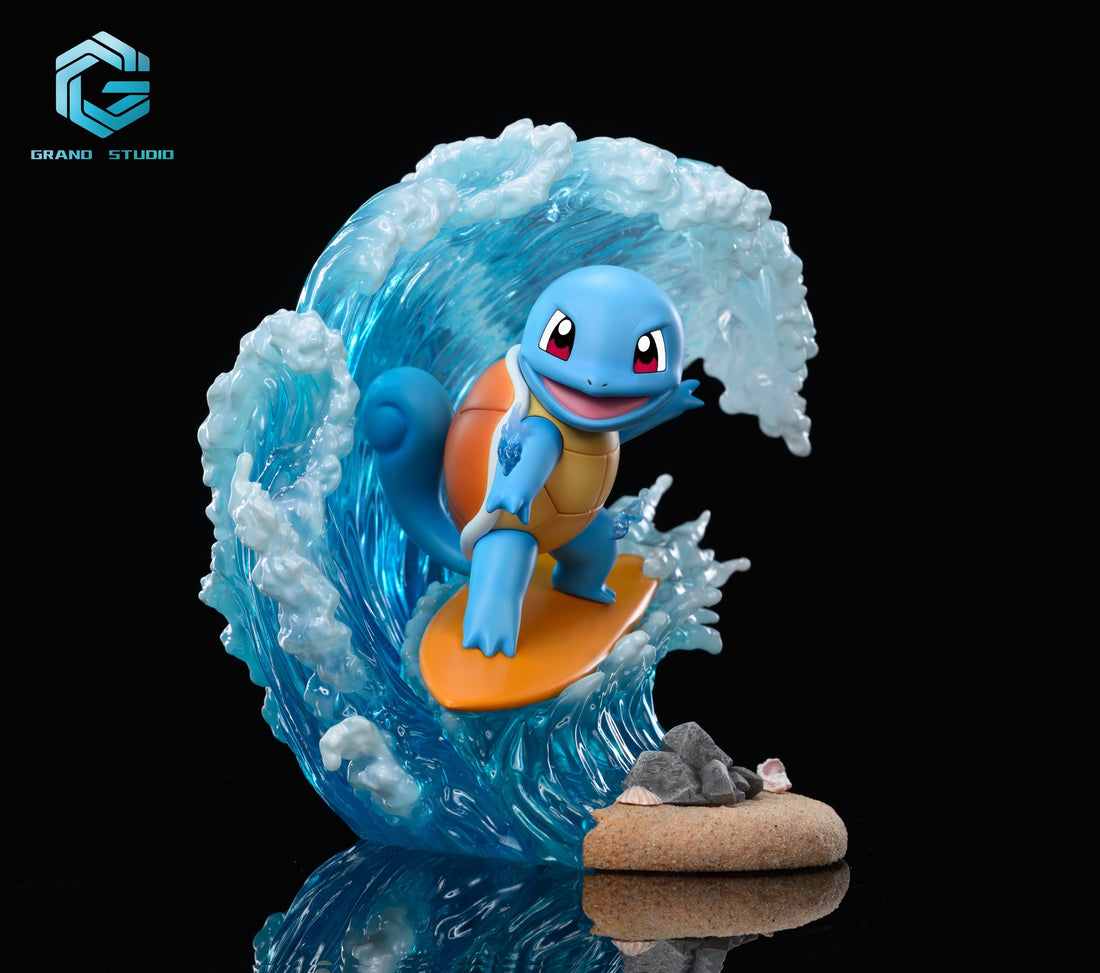 Pokemon Grand Studio Surf Squirtle Resin Statue
