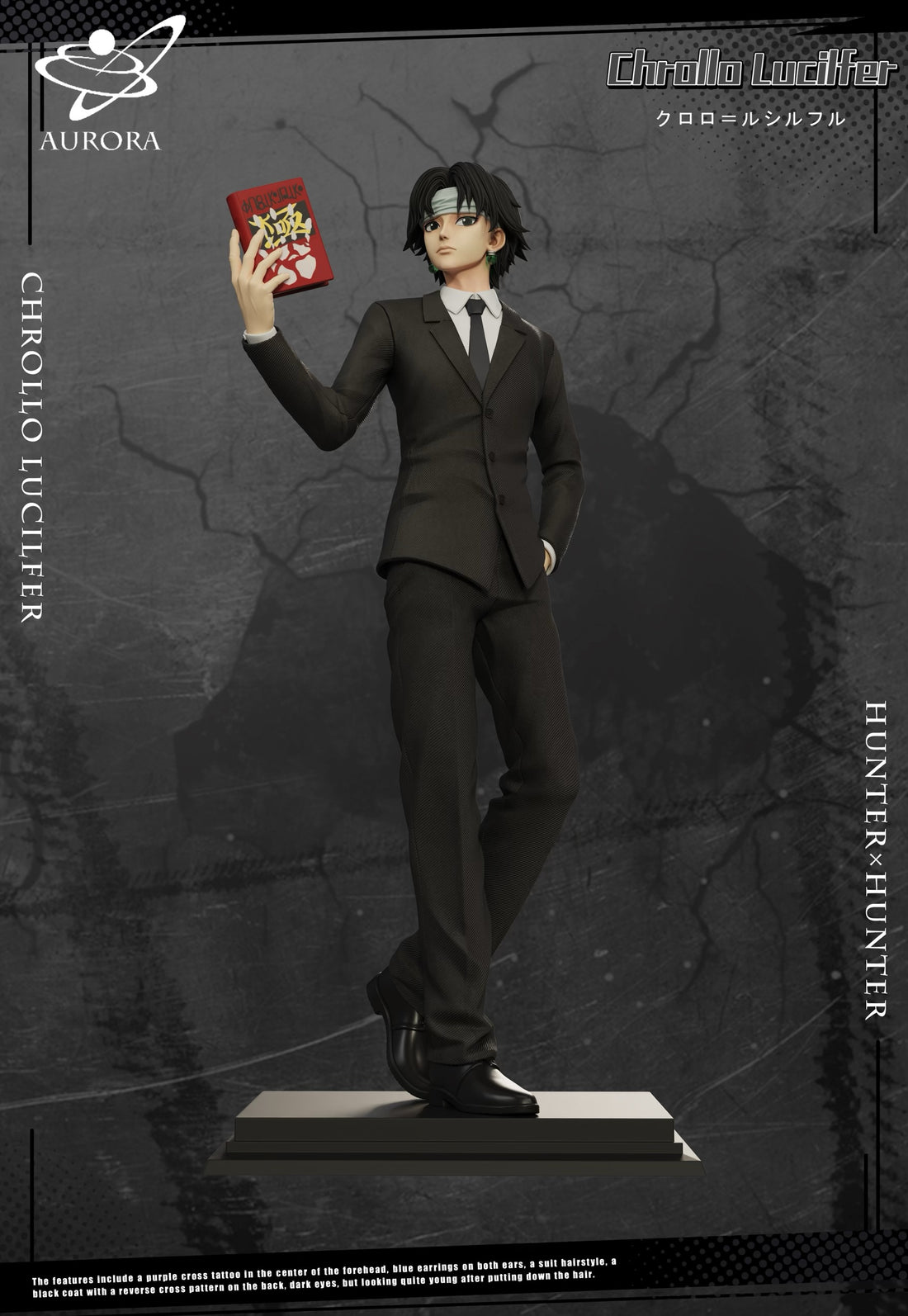 Hunter x Hunter Aurora Studio Chrollo Lucilfer Resin Statue